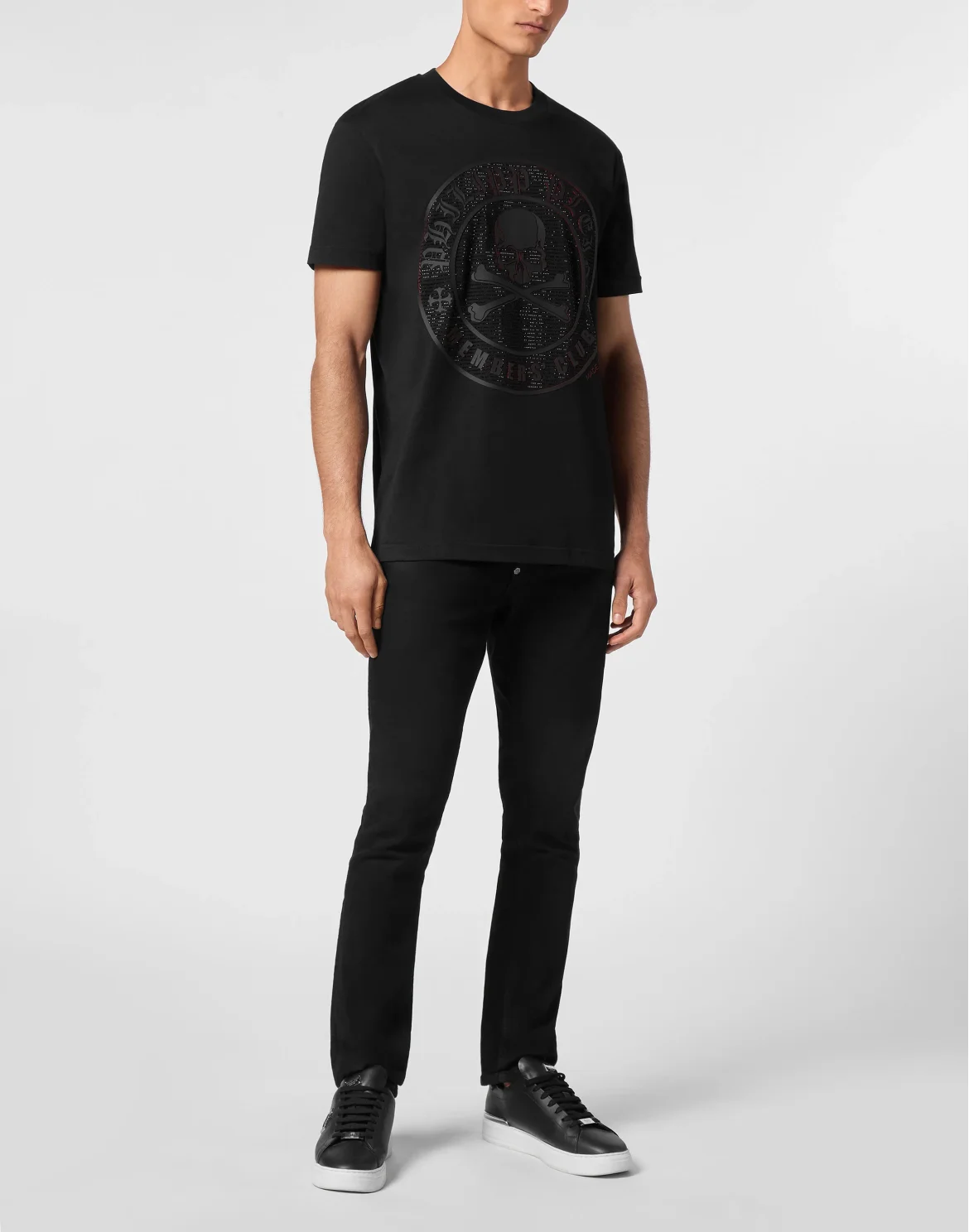 T-shirt Round Neck SS Skull&Bones, цвет: Черный