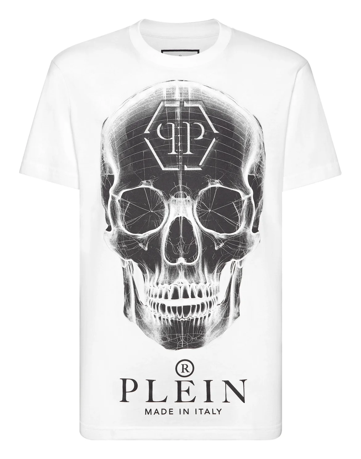 T-shirt Round Neck SS Skull, цвет: Белый