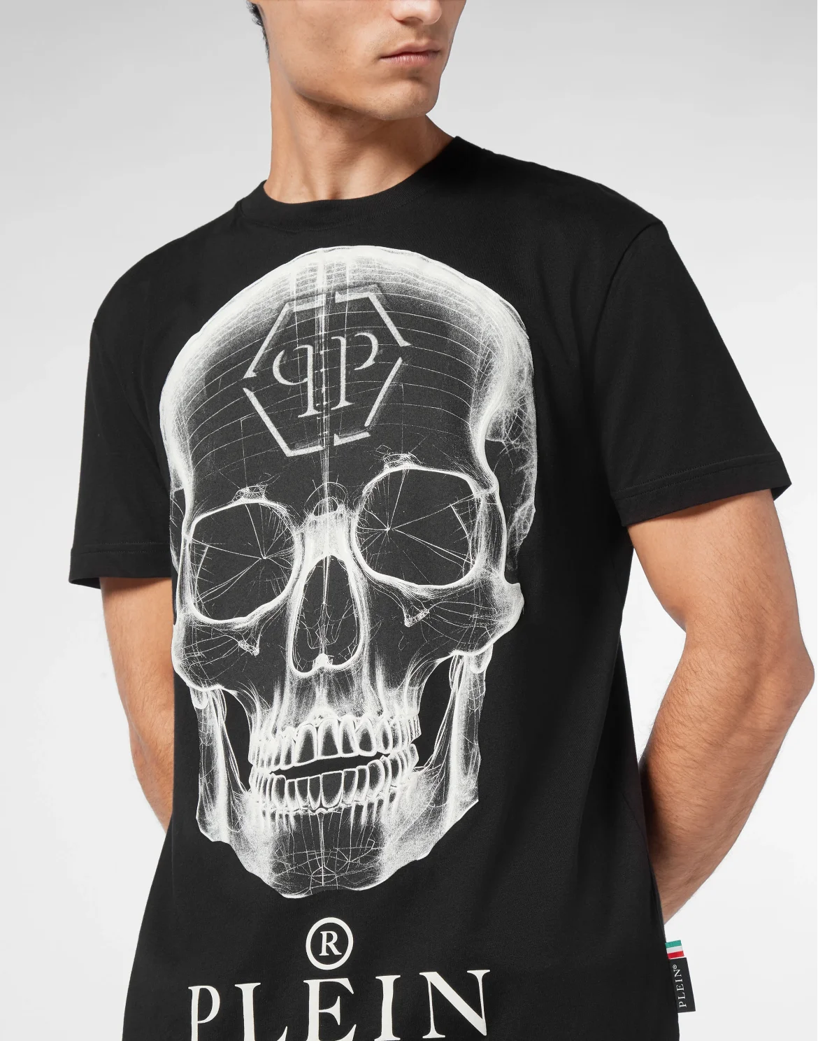 T-shirt Round Neck SS Skull, цвет: Черный