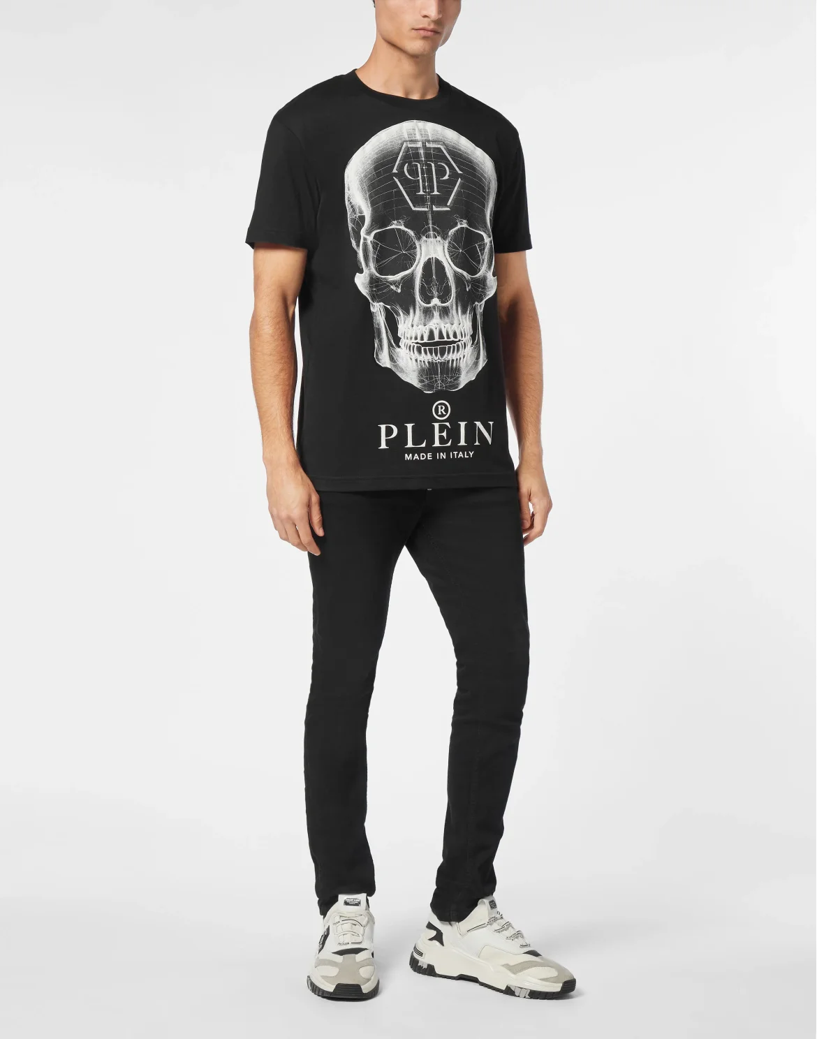 T-shirt Round Neck SS Skull, цвет: Черный