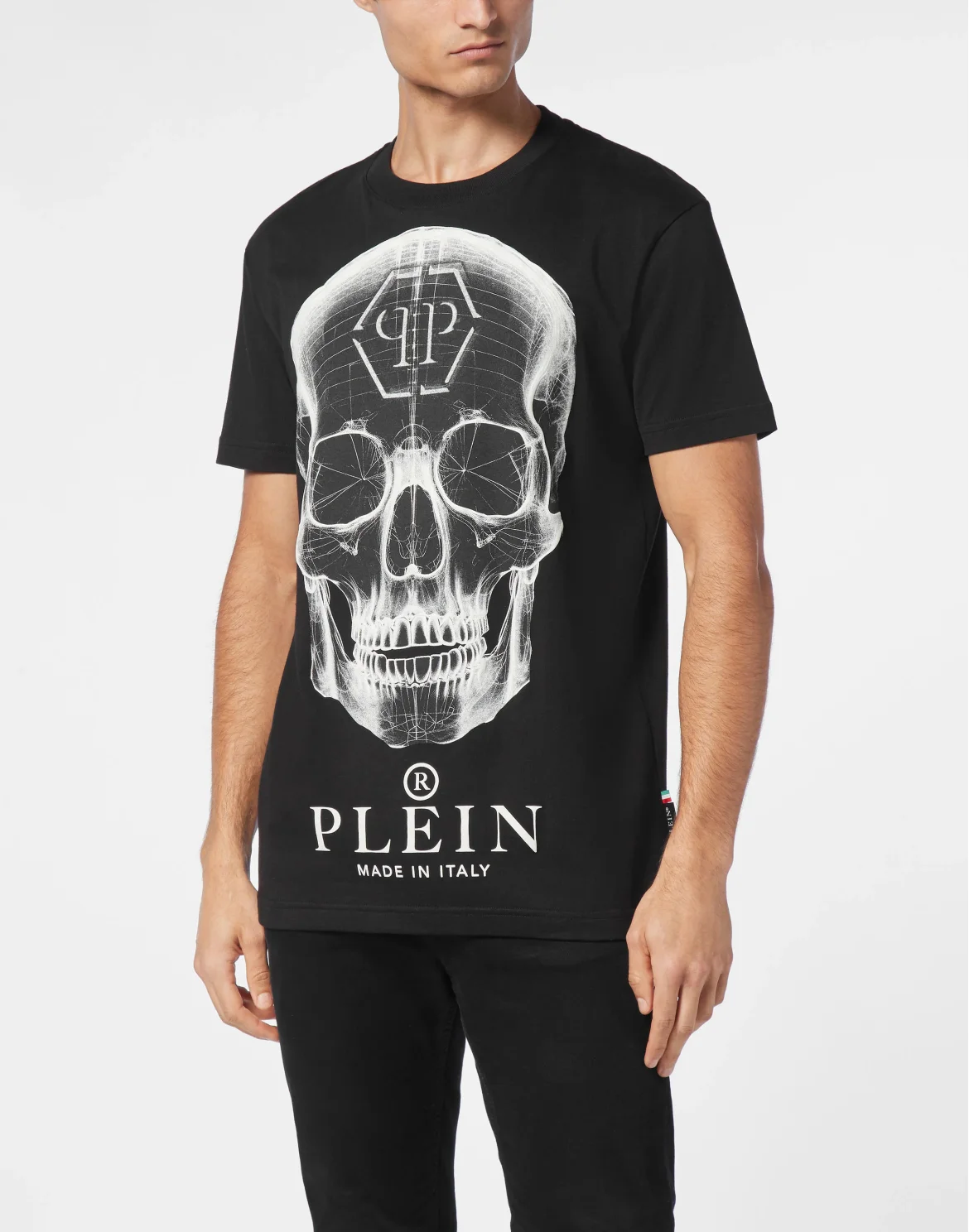 T-shirt Round Neck SS Skull, цвет: Черный