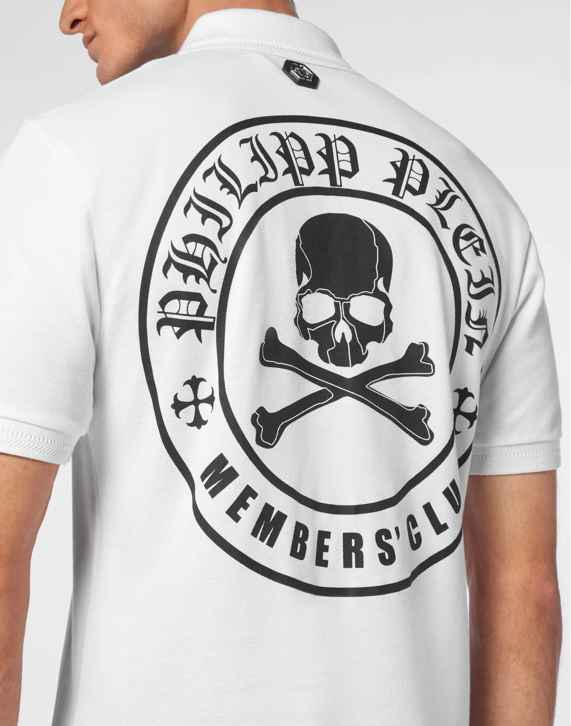 Pique Polo Shirt SS Skull&Bones, цвет: Белый