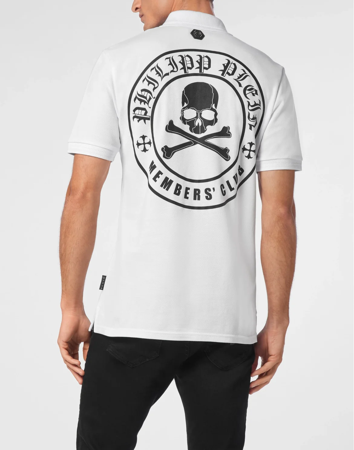 Pique Polo Shirt SS Skull&Bones, цвет: Белый