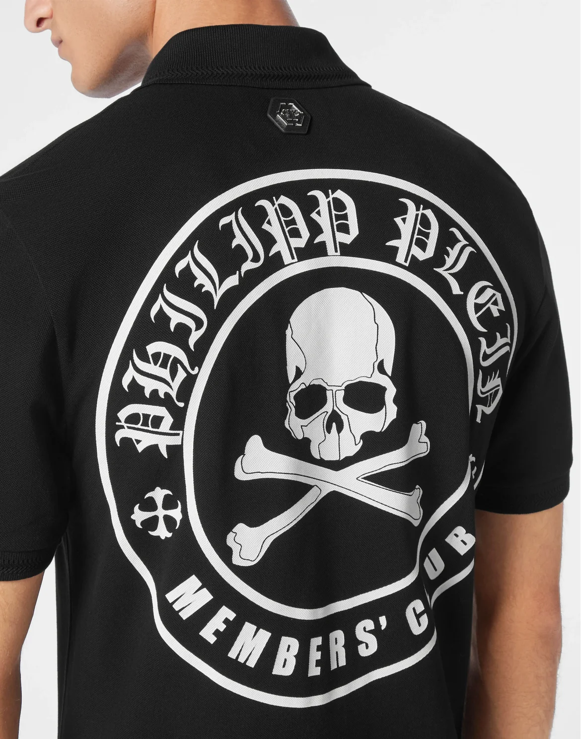 Pique Polo Shirt SS Skull&Bones, цвет: Черный