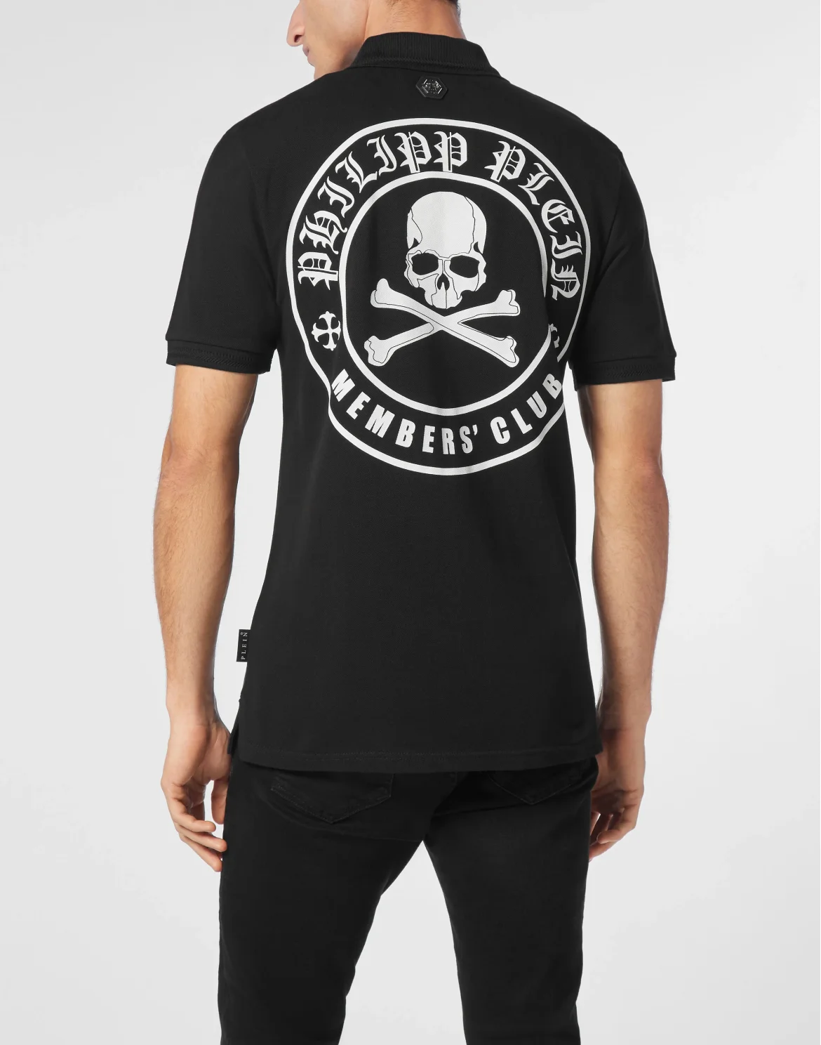 Pique Polo Shirt SS Skull&Bones, цвет: Черный