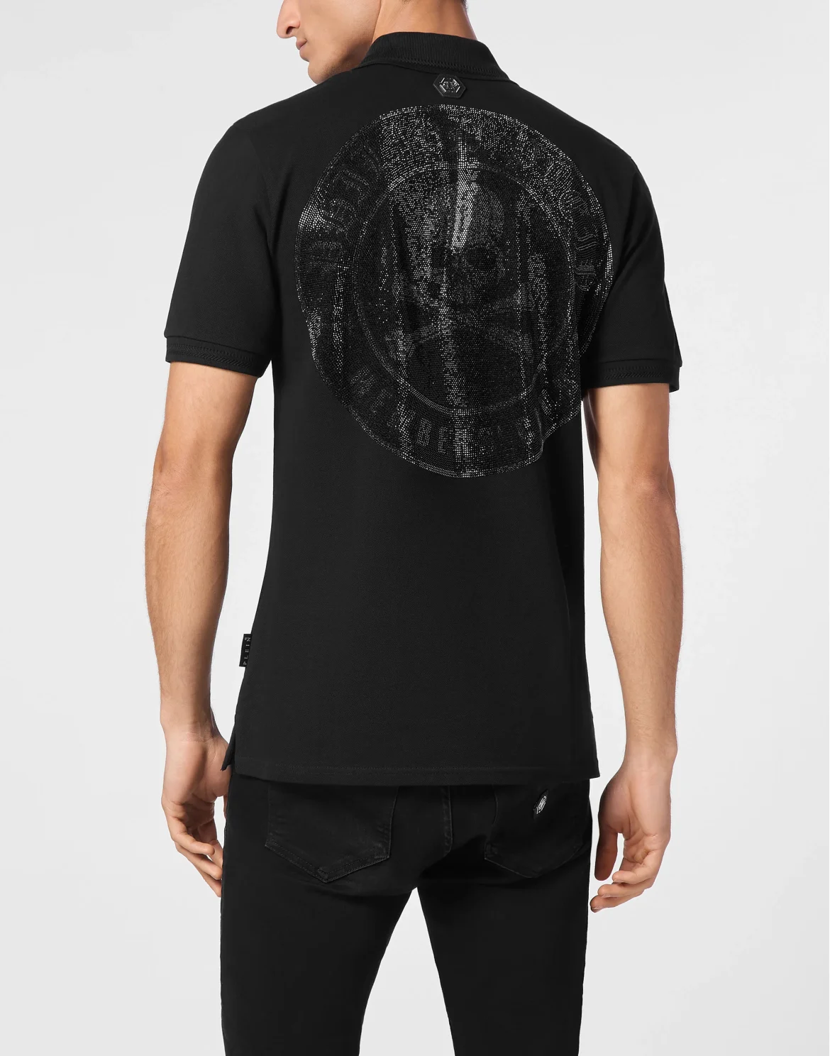 Pique Polo Shirt SS Skull&Bones, цвет: Черный