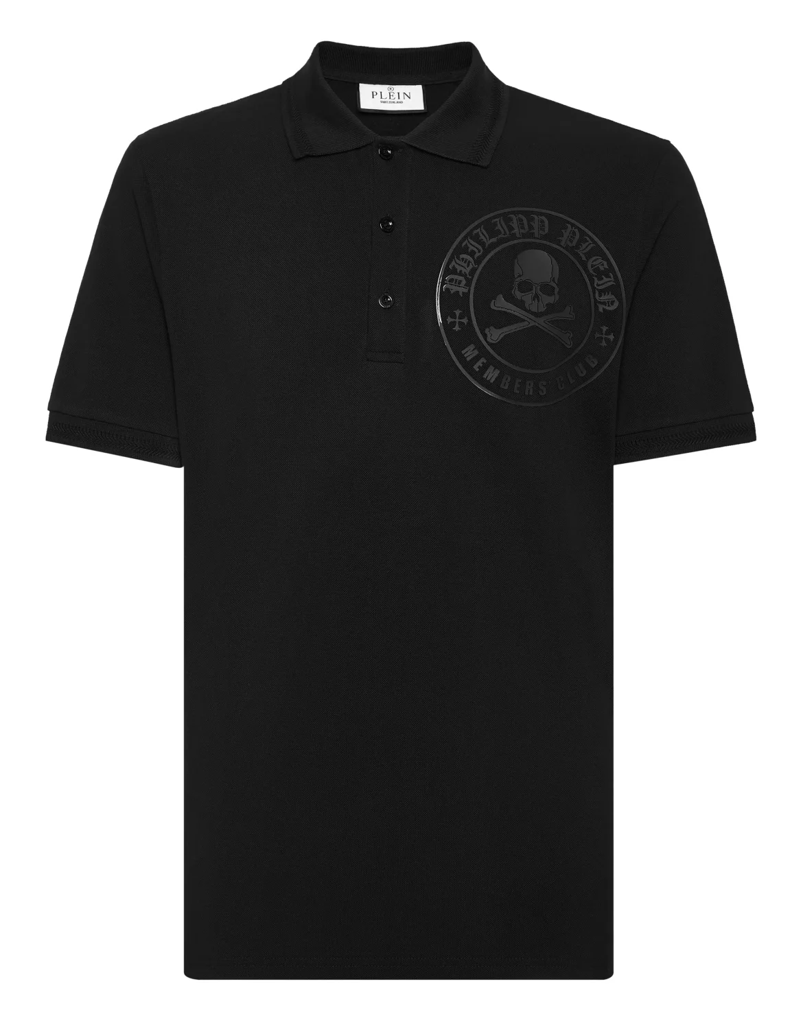 Pique Polo Shirt SS Skull&Bones, цвет: Черный