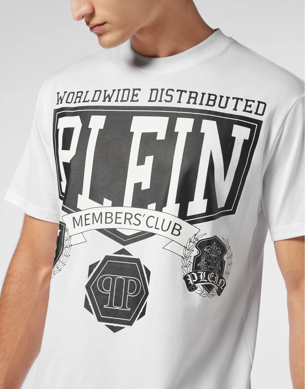 T-shirt Round Neck SS College, цвет: Белый