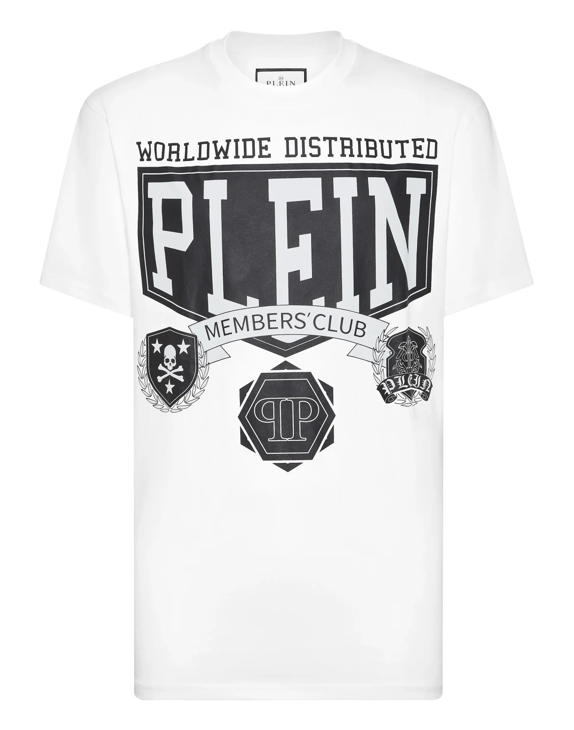 T-shirt Round Neck SS College, цвет: Белый