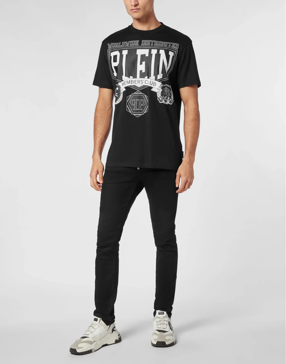 T-shirt Round Neck SS College, цвет: Черный