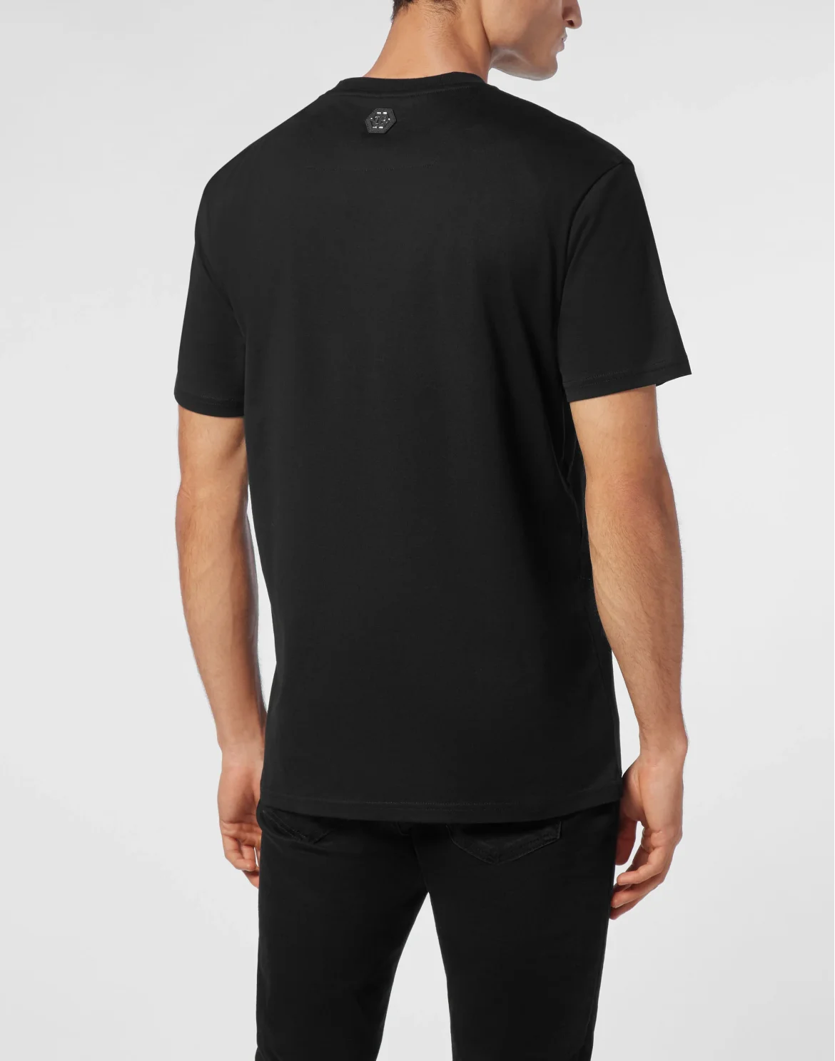 T-shirt Round Neck SS College, цвет: Черный