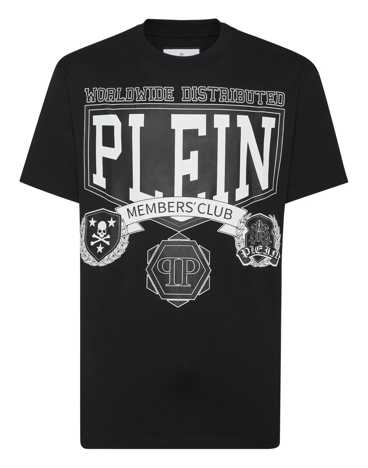 T-shirt Round Neck SS College, цвет: Черный