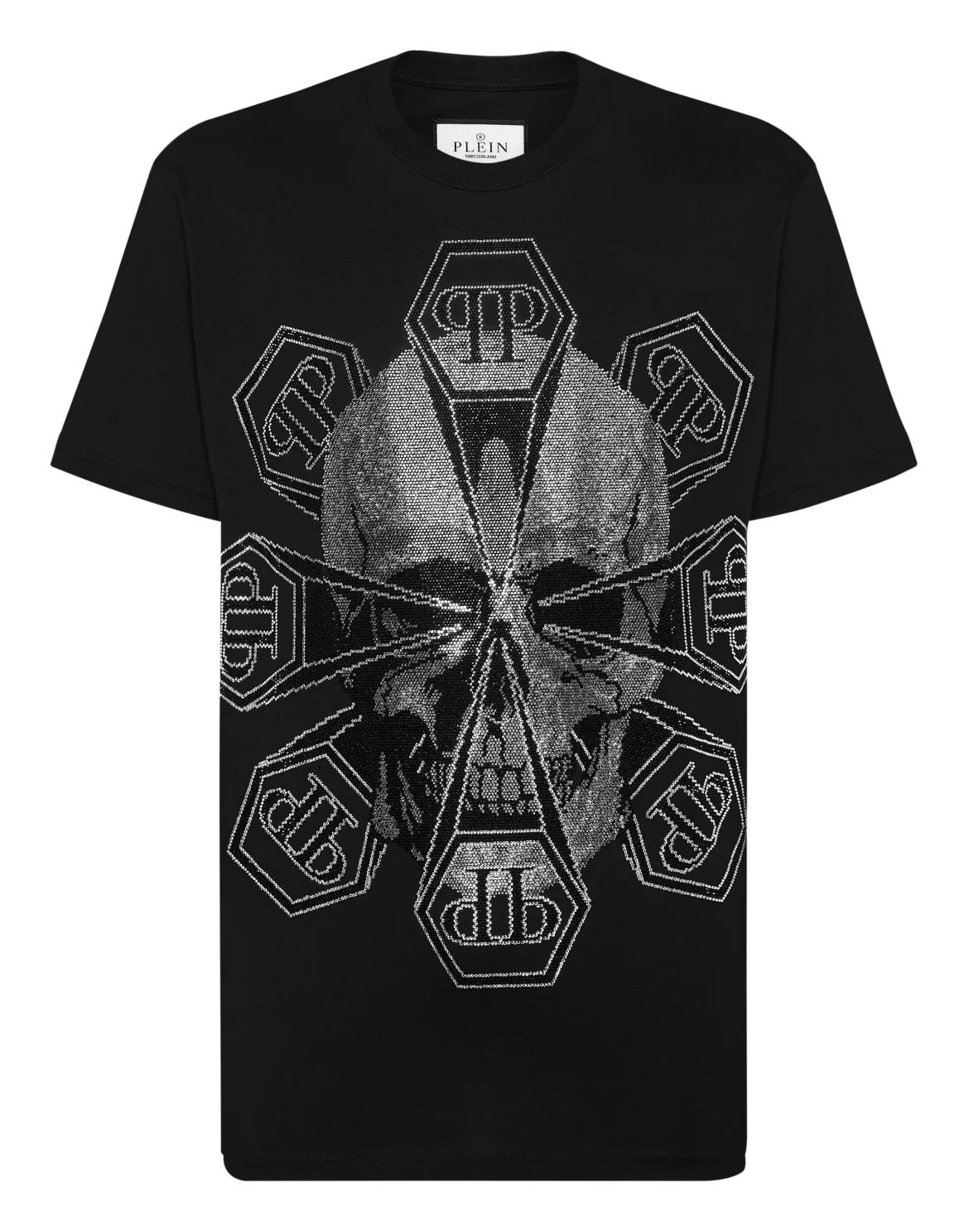 T-shirt Round Neck SS Skull, цвет: Черный