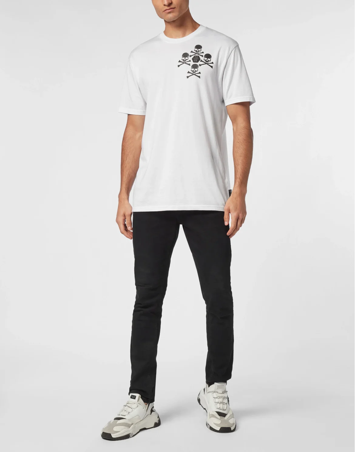 T-shirt Round Neck SS Skull&Bones, цвет: Белый