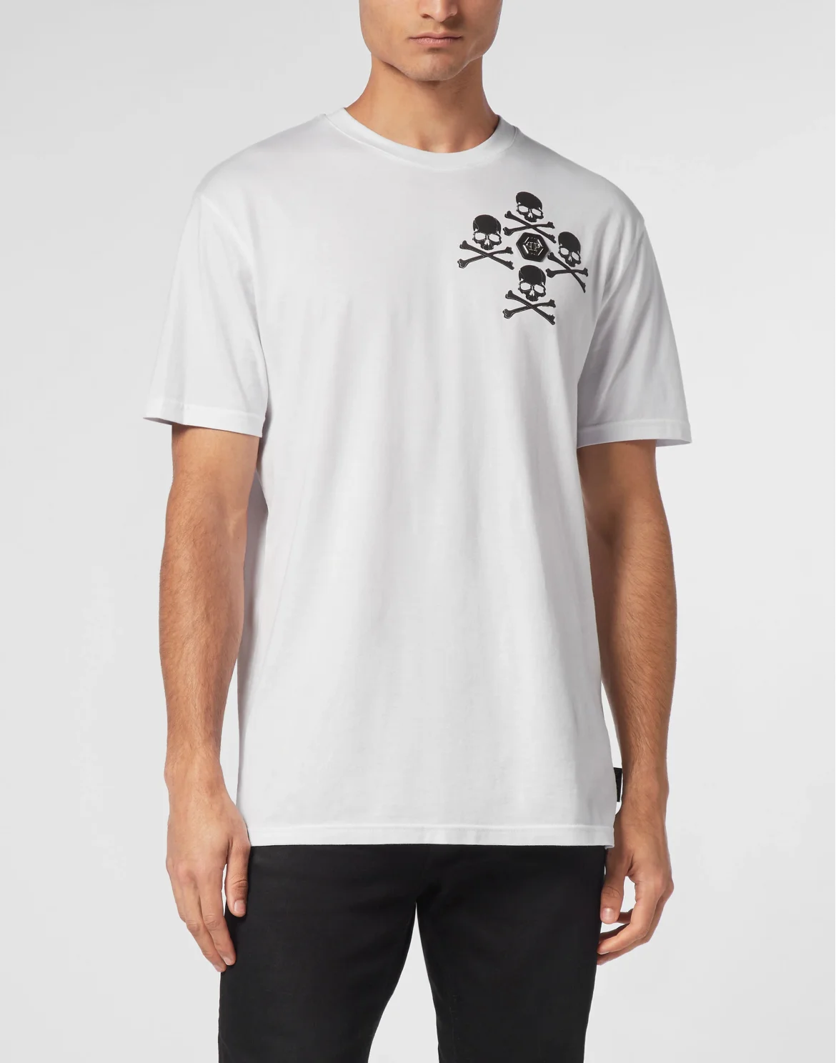 T-shirt Round Neck SS Skull&Bones, цвет: Белый
