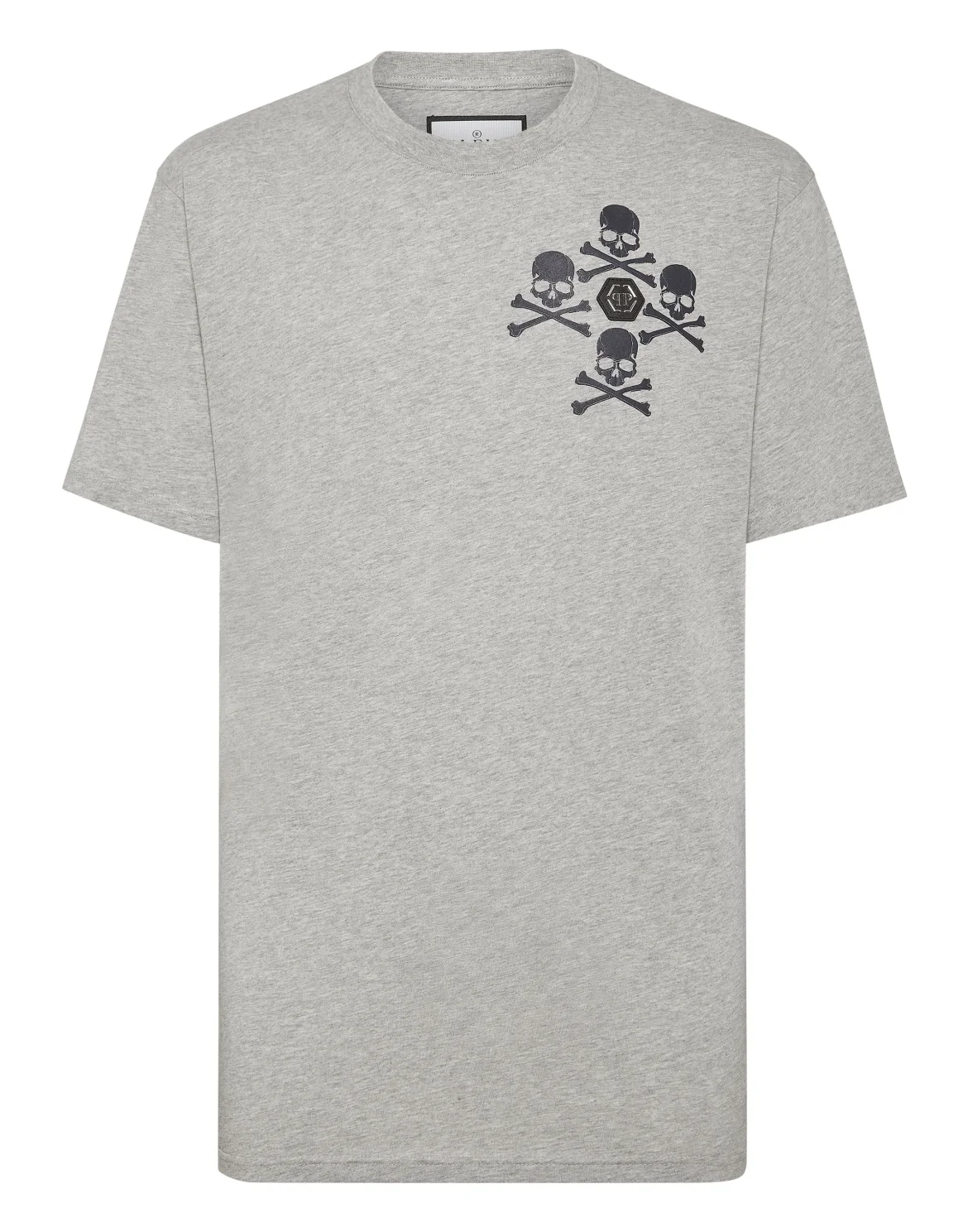 T-shirt Round Neck SS Skull&Bones, цвет: Серый