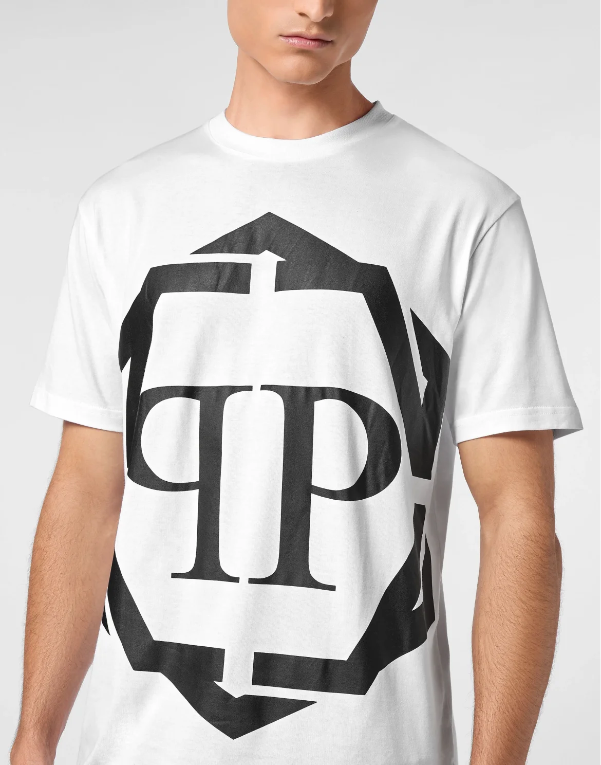 T-shirt Round Neck SS Hexagon, цвет: Белый