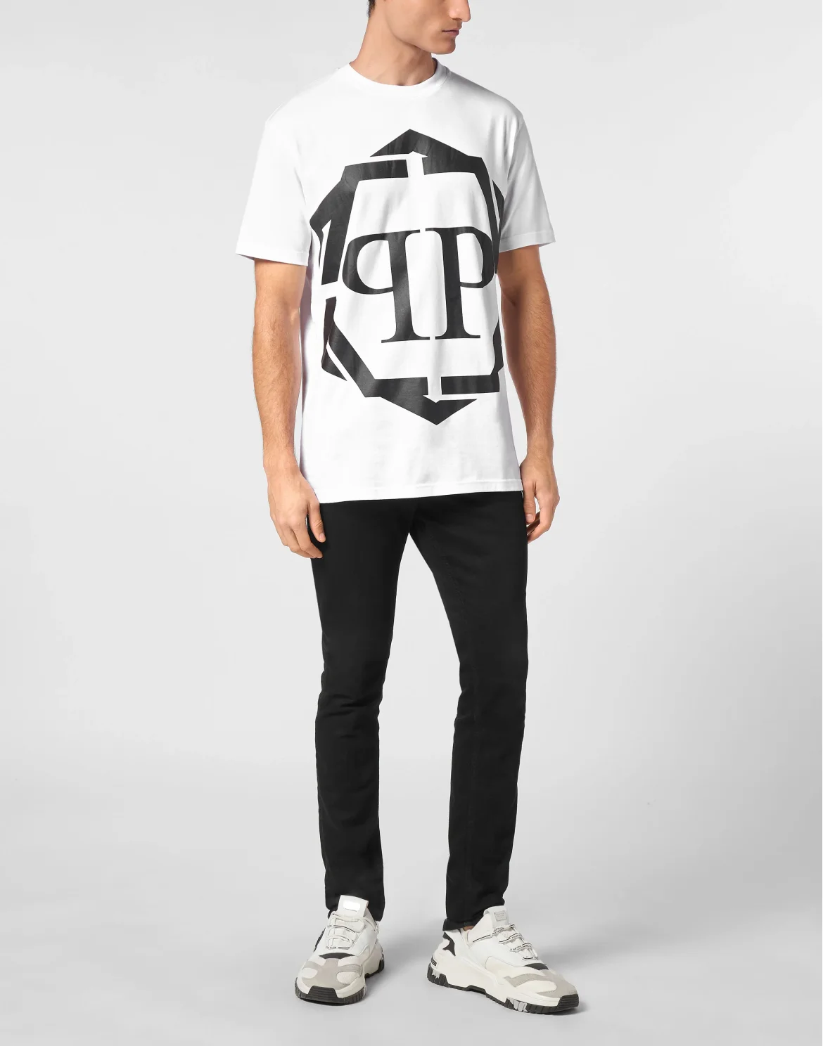 T-shirt Round Neck SS Hexagon, цвет: Белый
