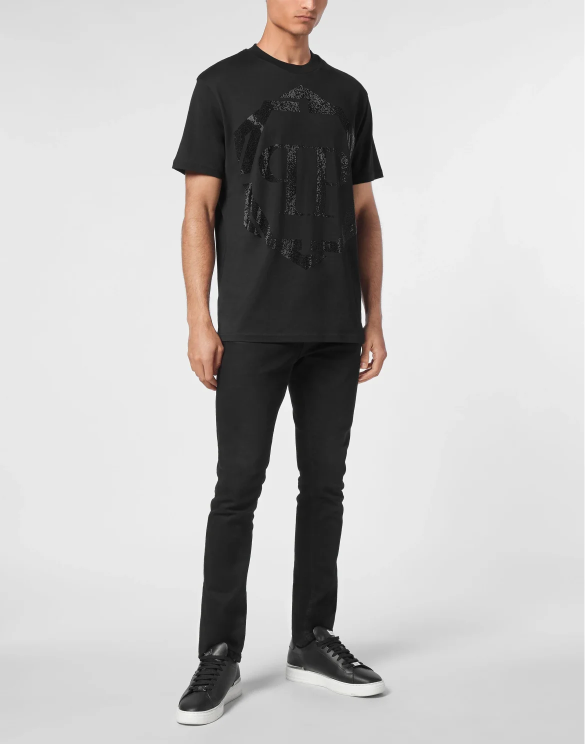 T-shirt Round Neck SS Hexagon, цвет: Черный