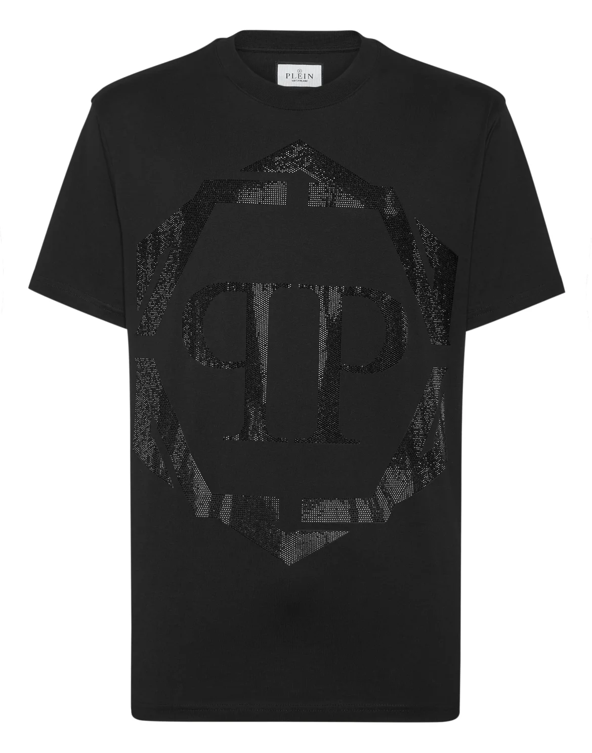 T-shirt Round Neck SS Hexagon, цвет: Черный