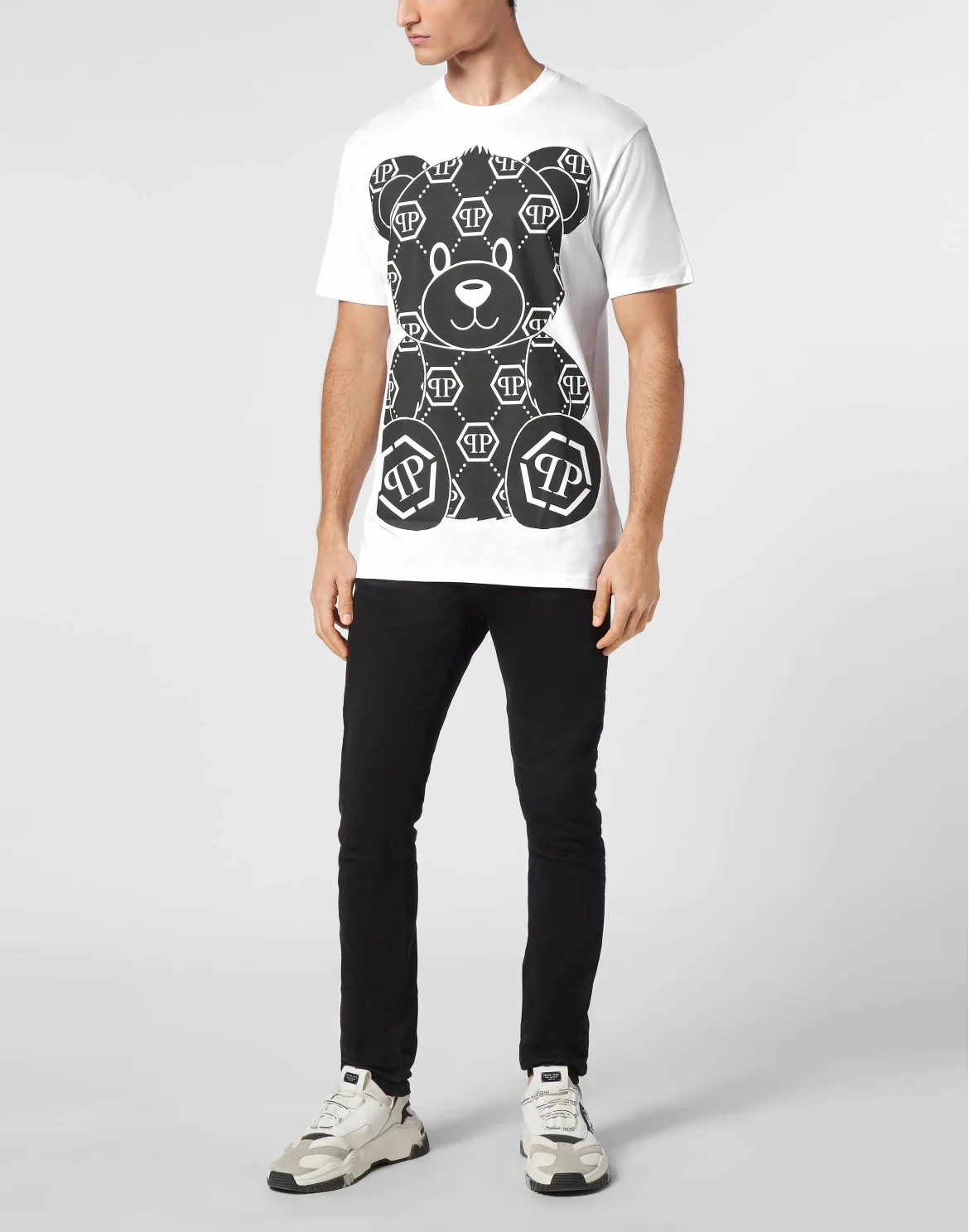 T-shirt Round Neck SS Teddy Bear, цвет: Белый