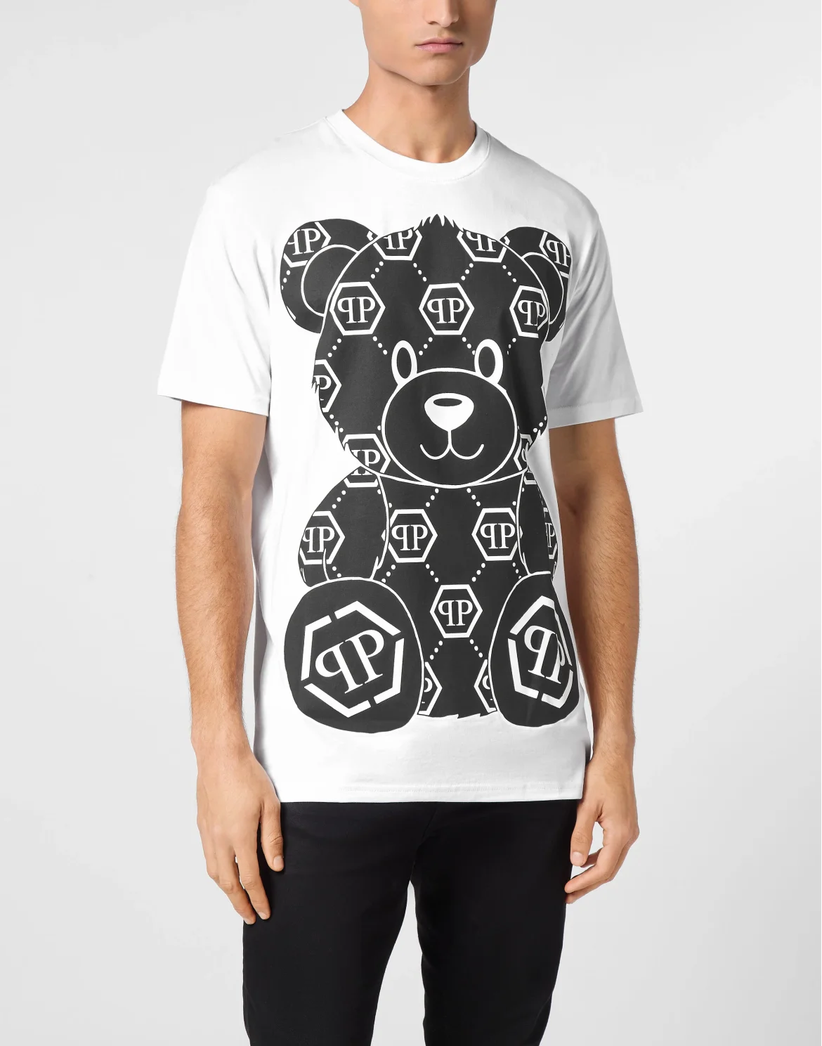T-shirt Round Neck SS Teddy Bear, цвет: Белый