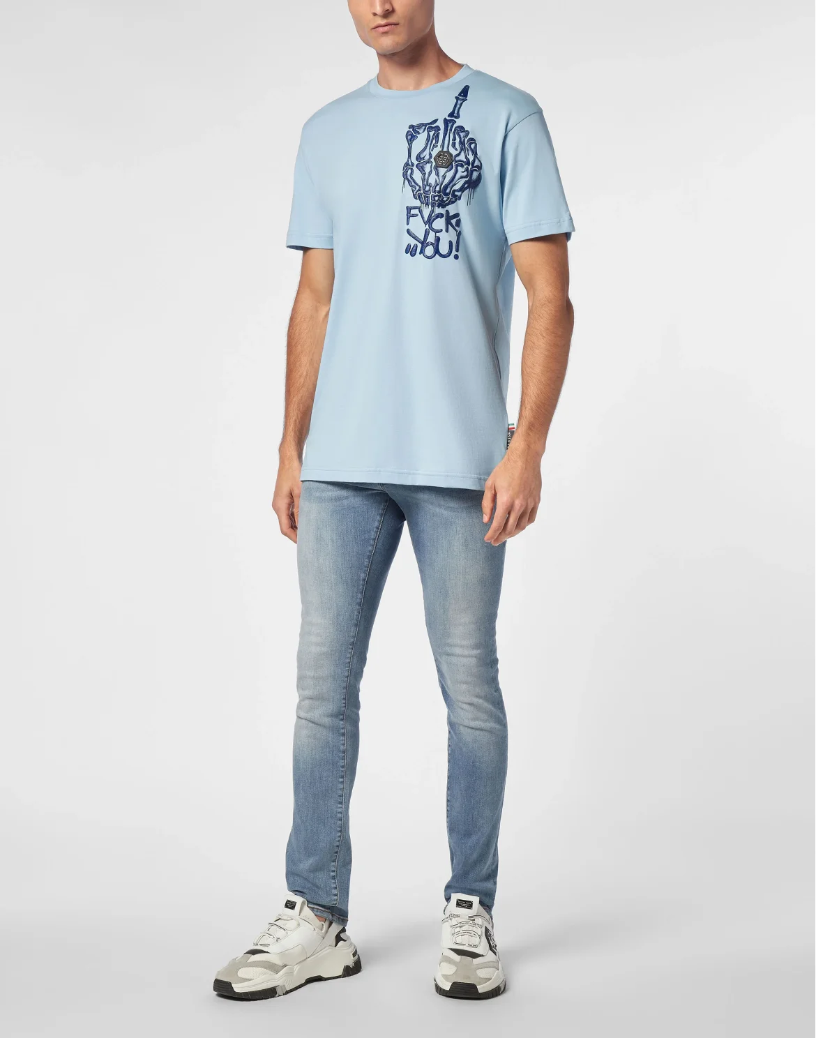 T-shirt Round Neck SS, цвет: Голубой