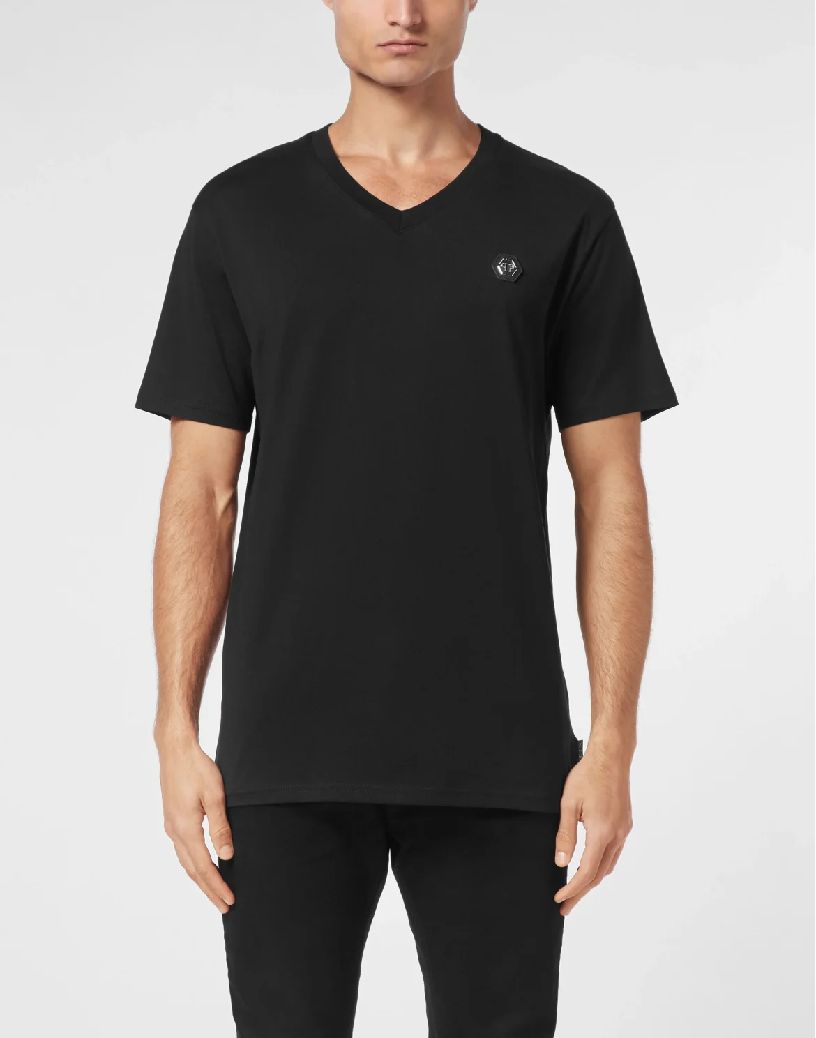 T-shirt V-Neck SS Skull&Bones, цвет: Черный