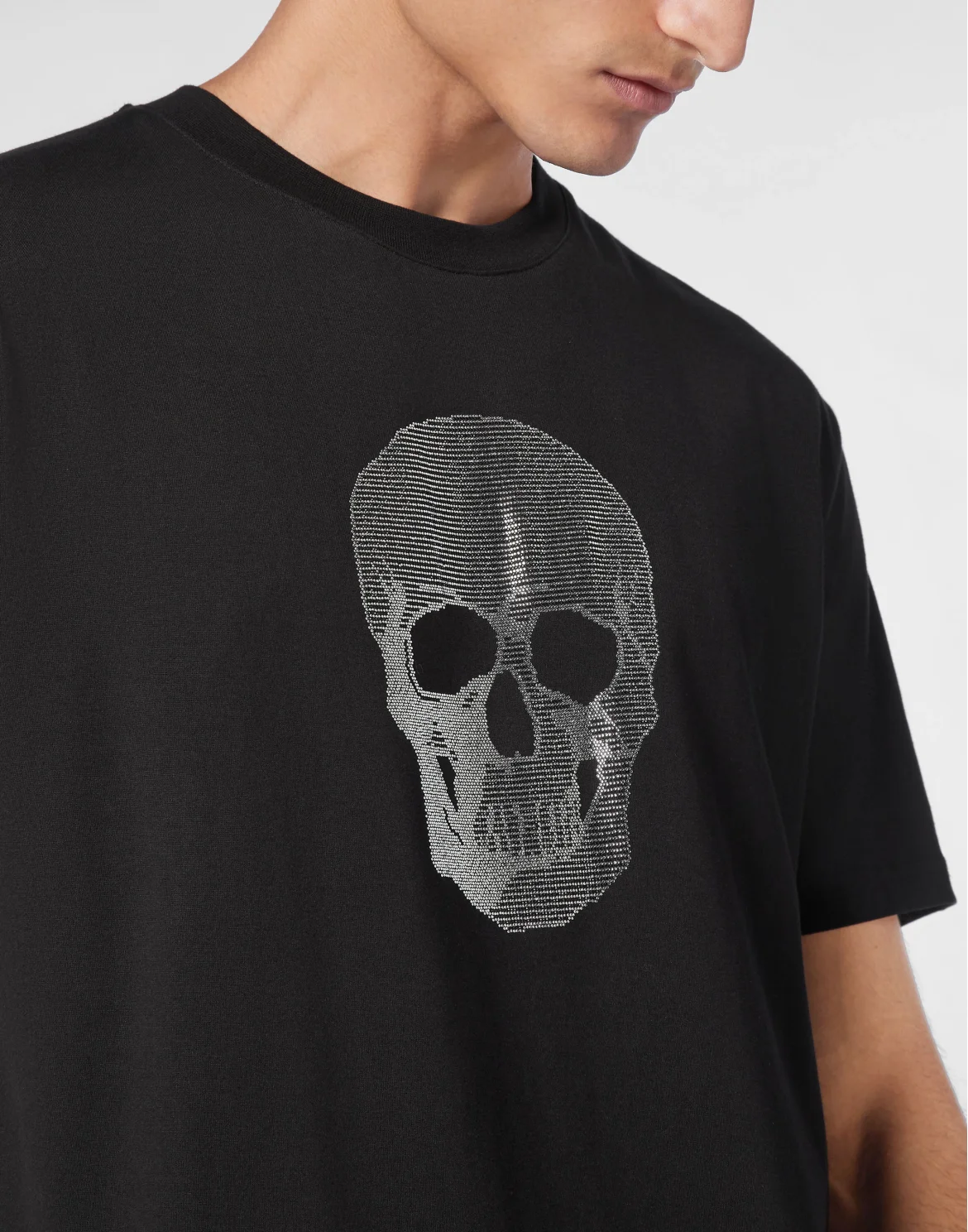 T-shirt Round Neck SS Crystal Skull, цвет: Черный