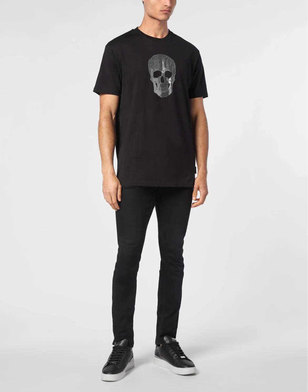 T-shirt Round Neck SS Crystal Skull, цвет: Черный