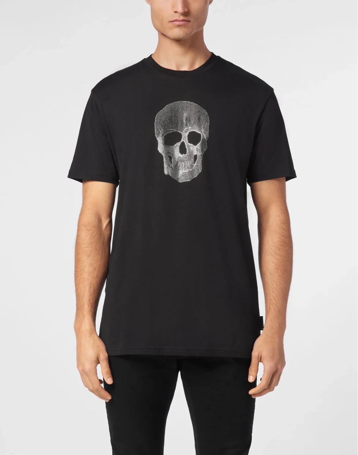 T-shirt Round Neck SS Crystal Skull, цвет: Черный