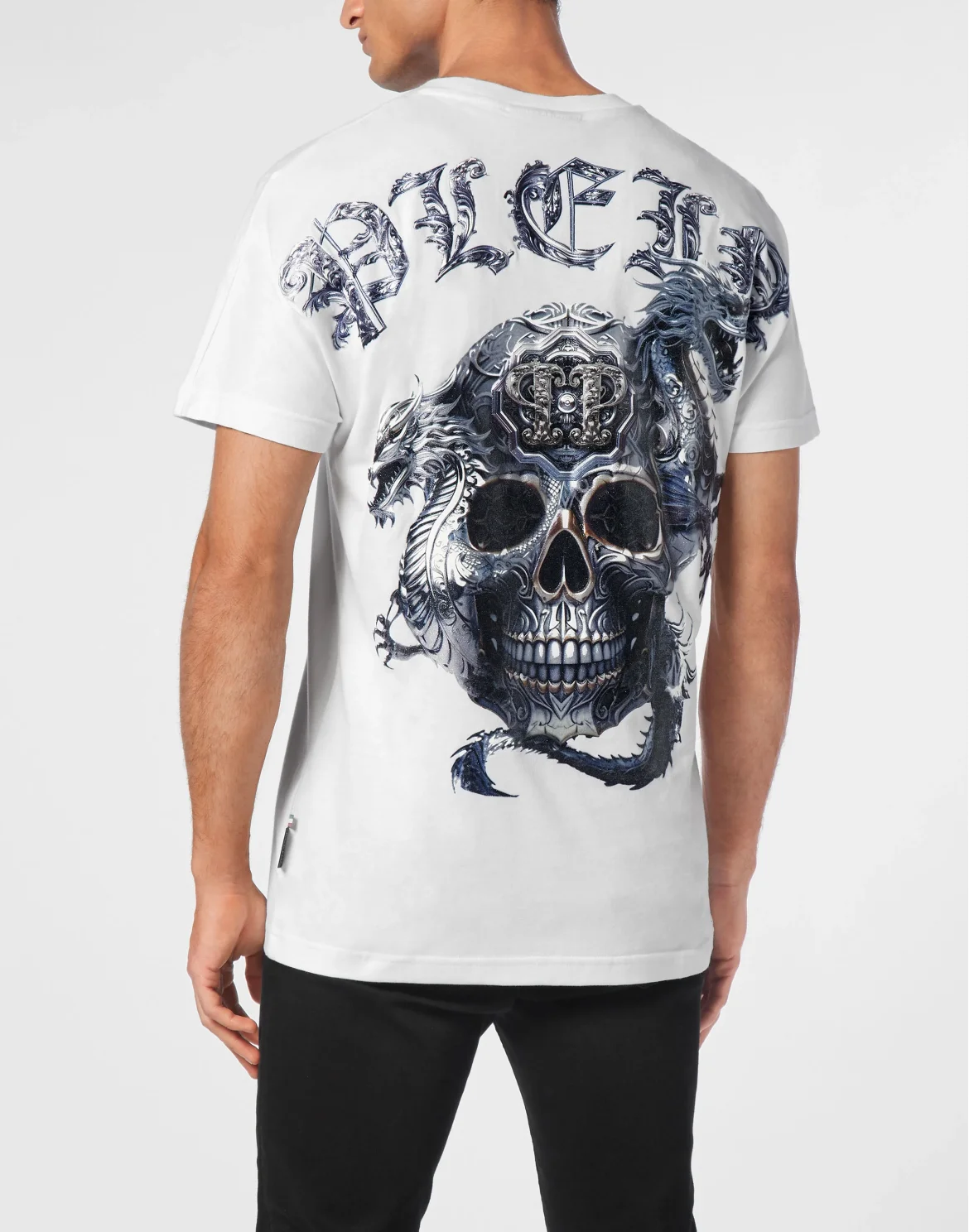 T-shirt Round Neck SS Skull, цвет: Белый