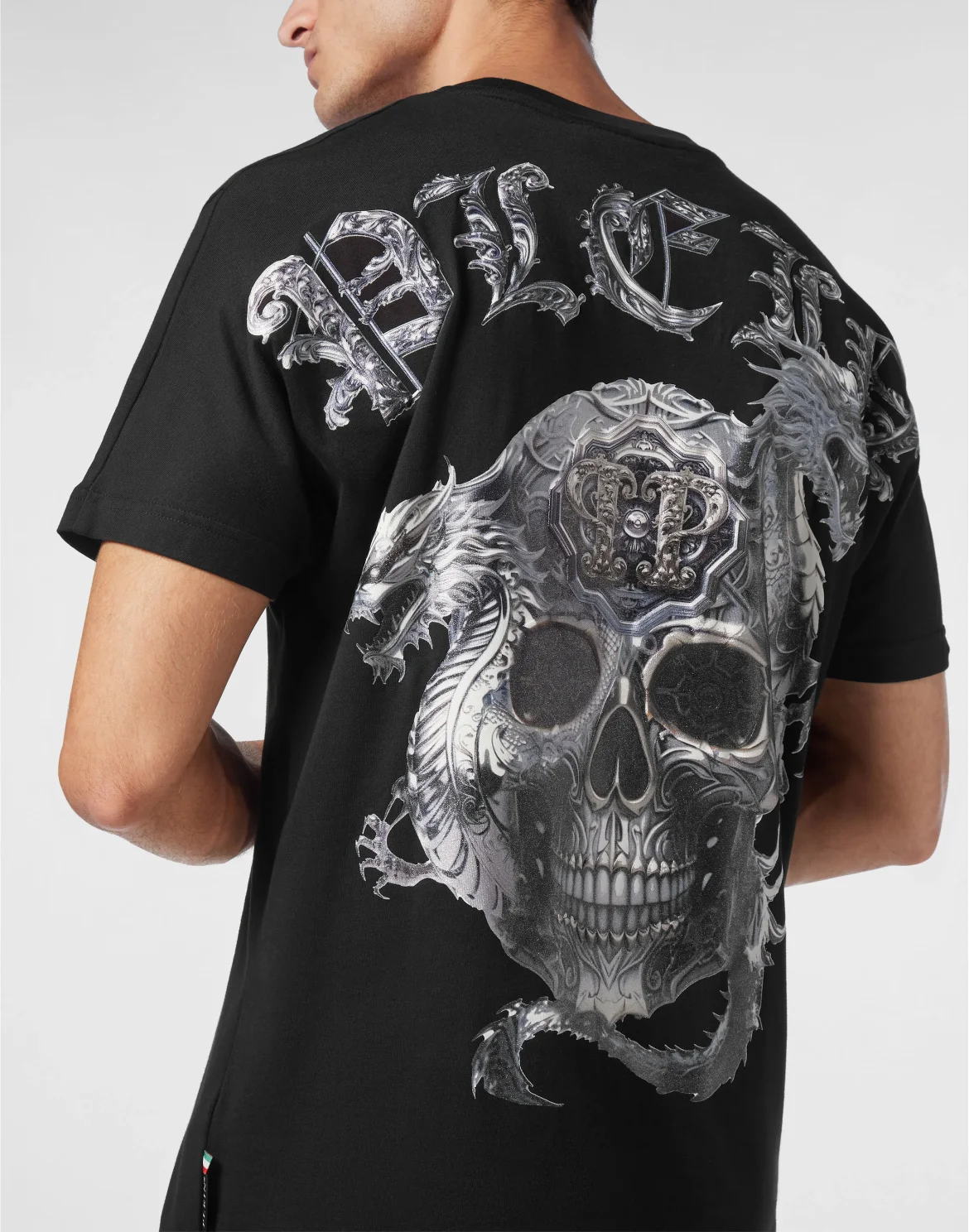 T-shirt Round Neck SS Skull, цвет: Черный
