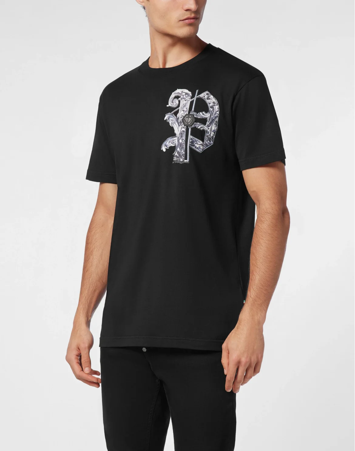 T-shirt Round Neck SS Skull, цвет: Черный