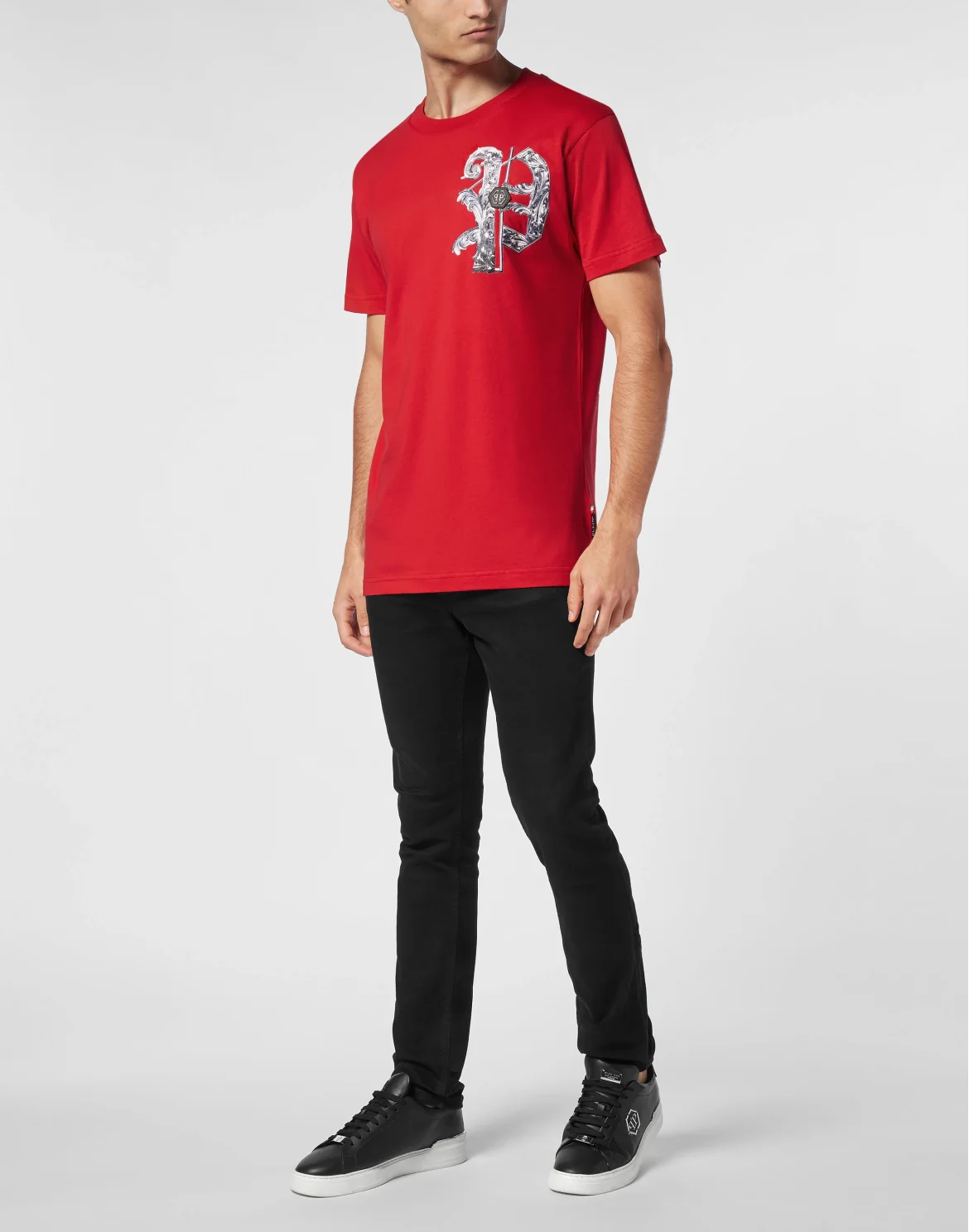 T-shirt Round Neck SS Skull, цвет: Красный