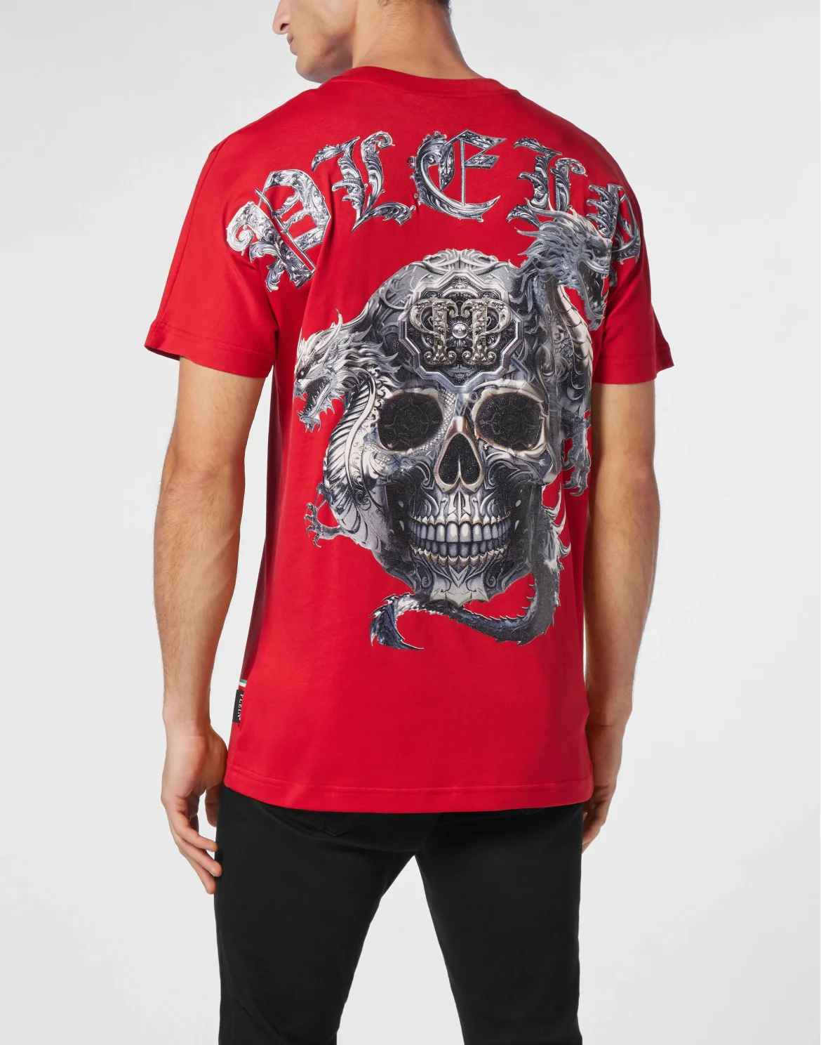 T-shirt Round Neck SS Skull, цвет: Красный