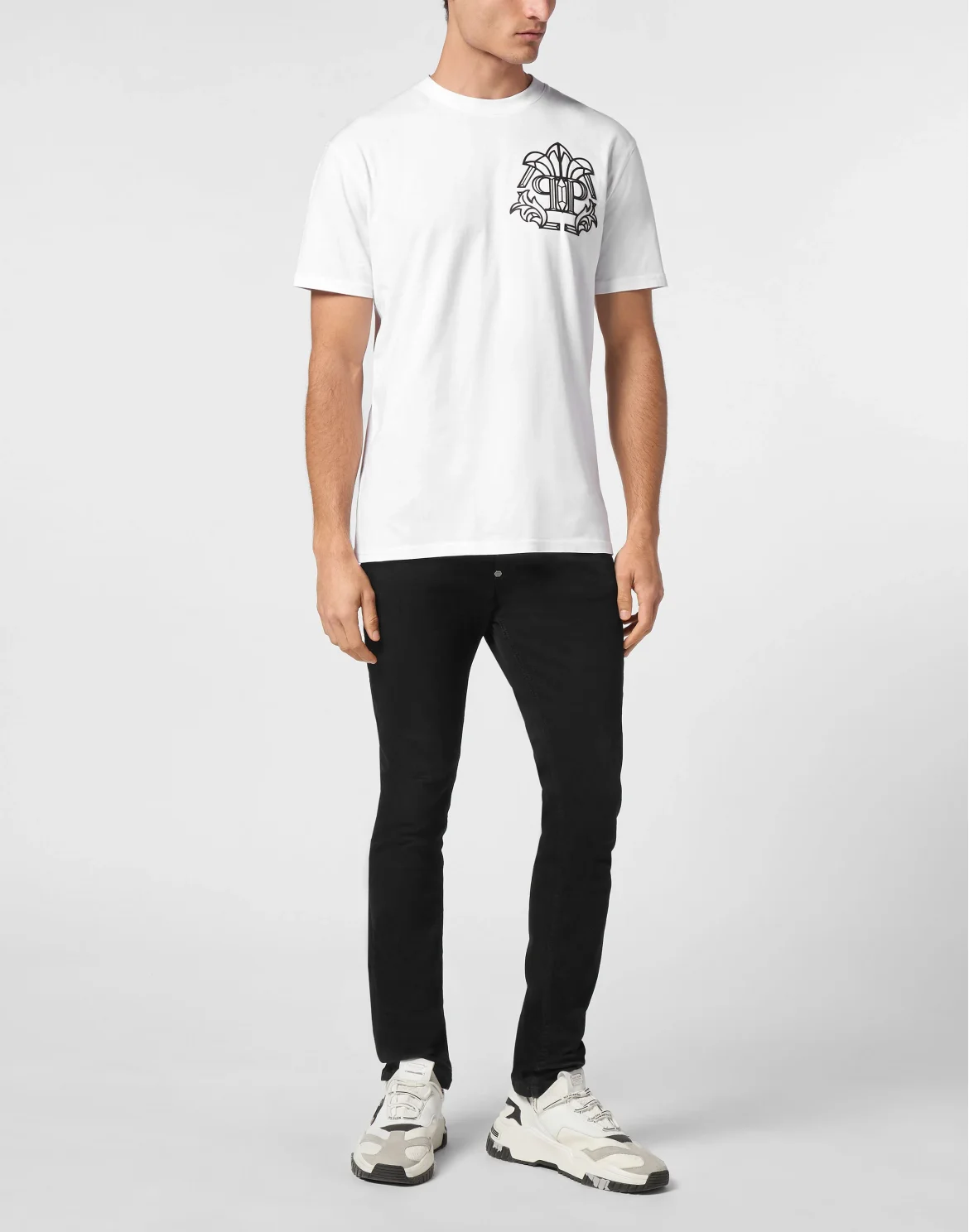 T-shirt Round Neck SS Skull&Bones, цвет: Белый
