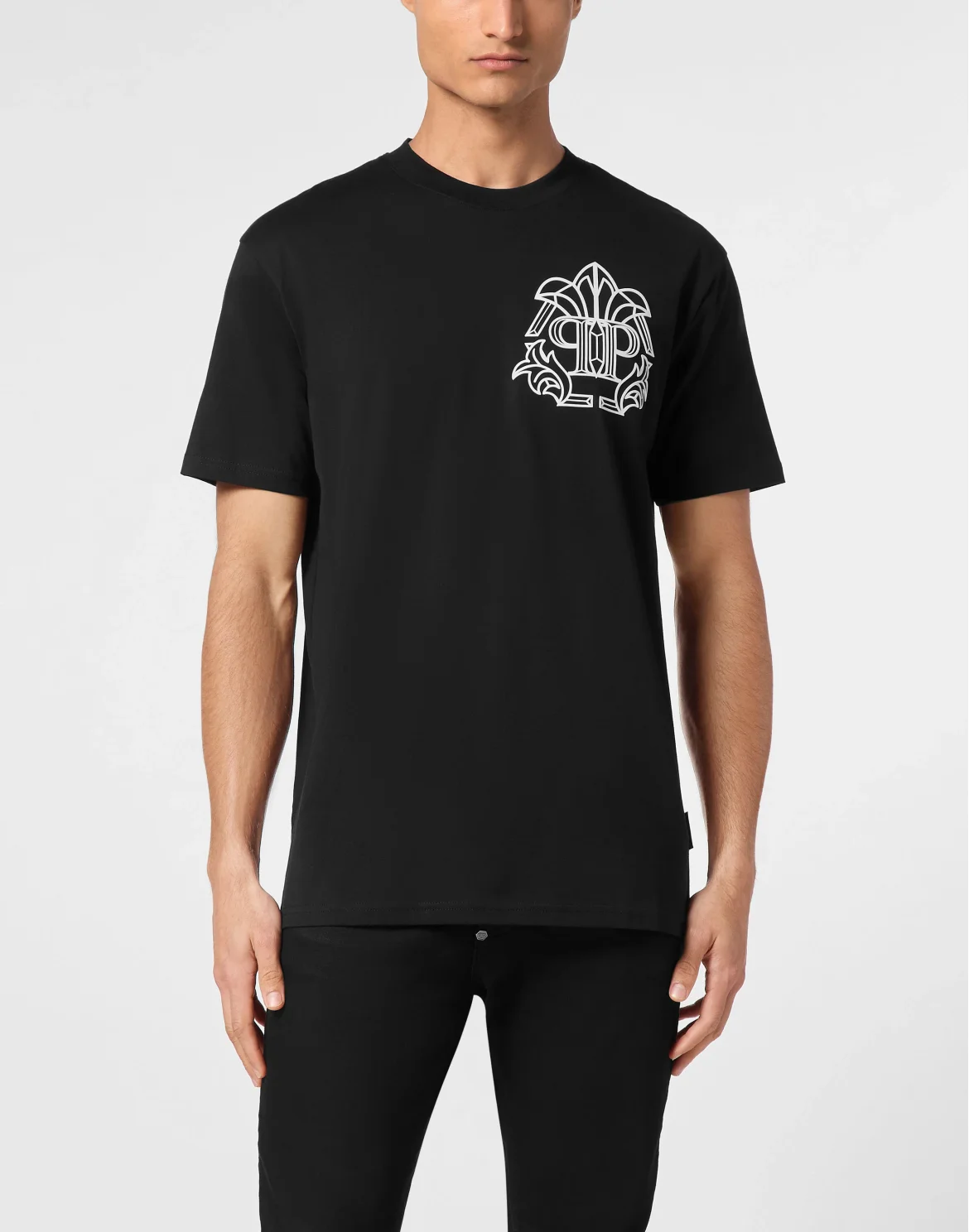 T-shirt Round Neck SS Skull&Bones, цвет: Черный