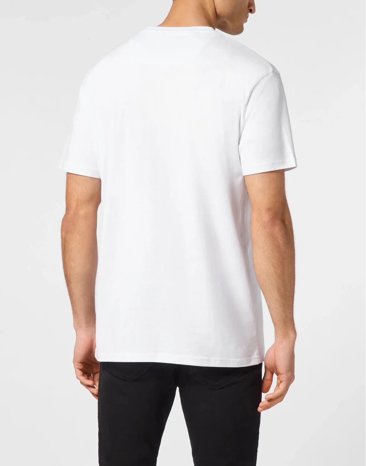 T-shirt V-Neck SS Gothic Plein, цвет: Белый