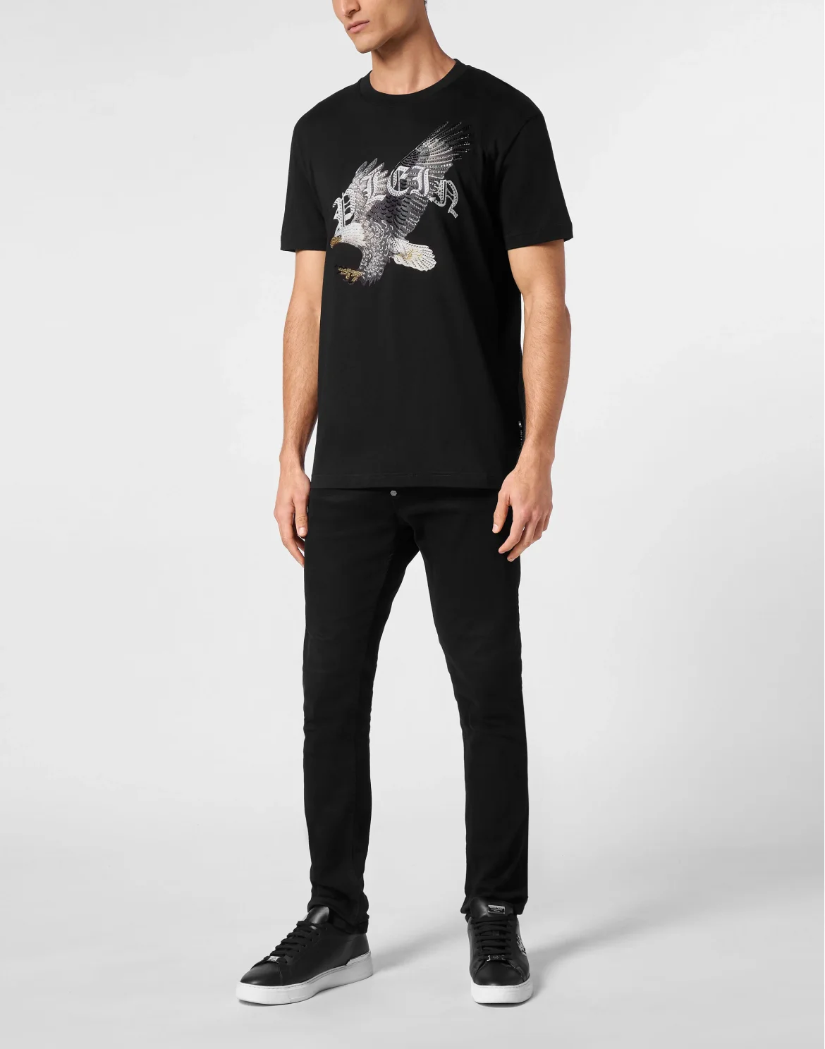 T-shirt Round Neck SS Eagle, цвет: Черный