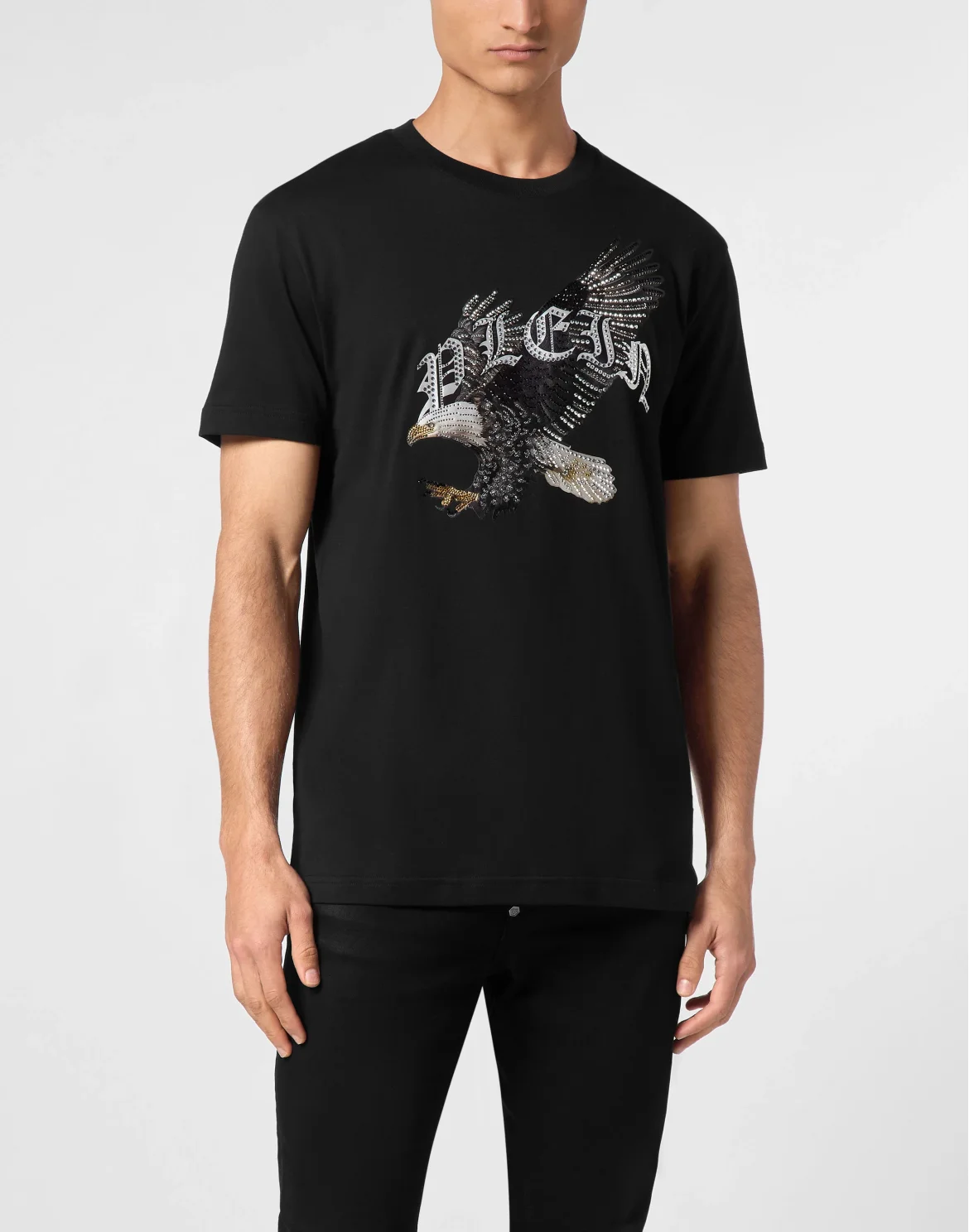T-shirt Round Neck SS Eagle, цвет: Черный