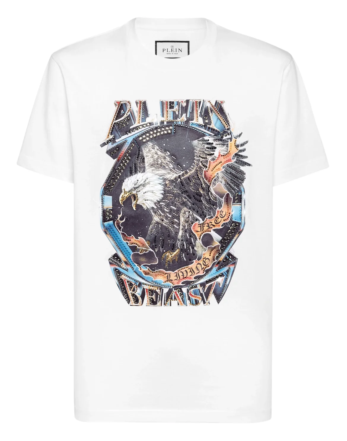 T-shirt Round Neck SS Stone Eagle, цвет: Белый