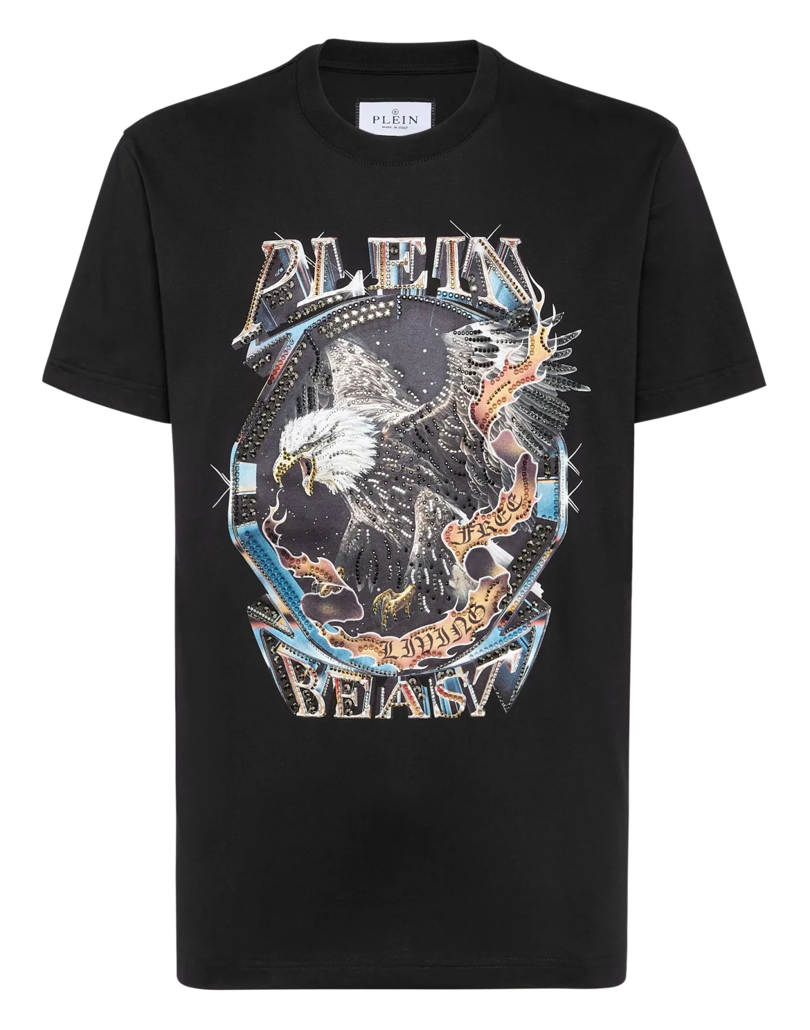 T-shirt Round Neck SS Stone Eagle, цвет: Черный