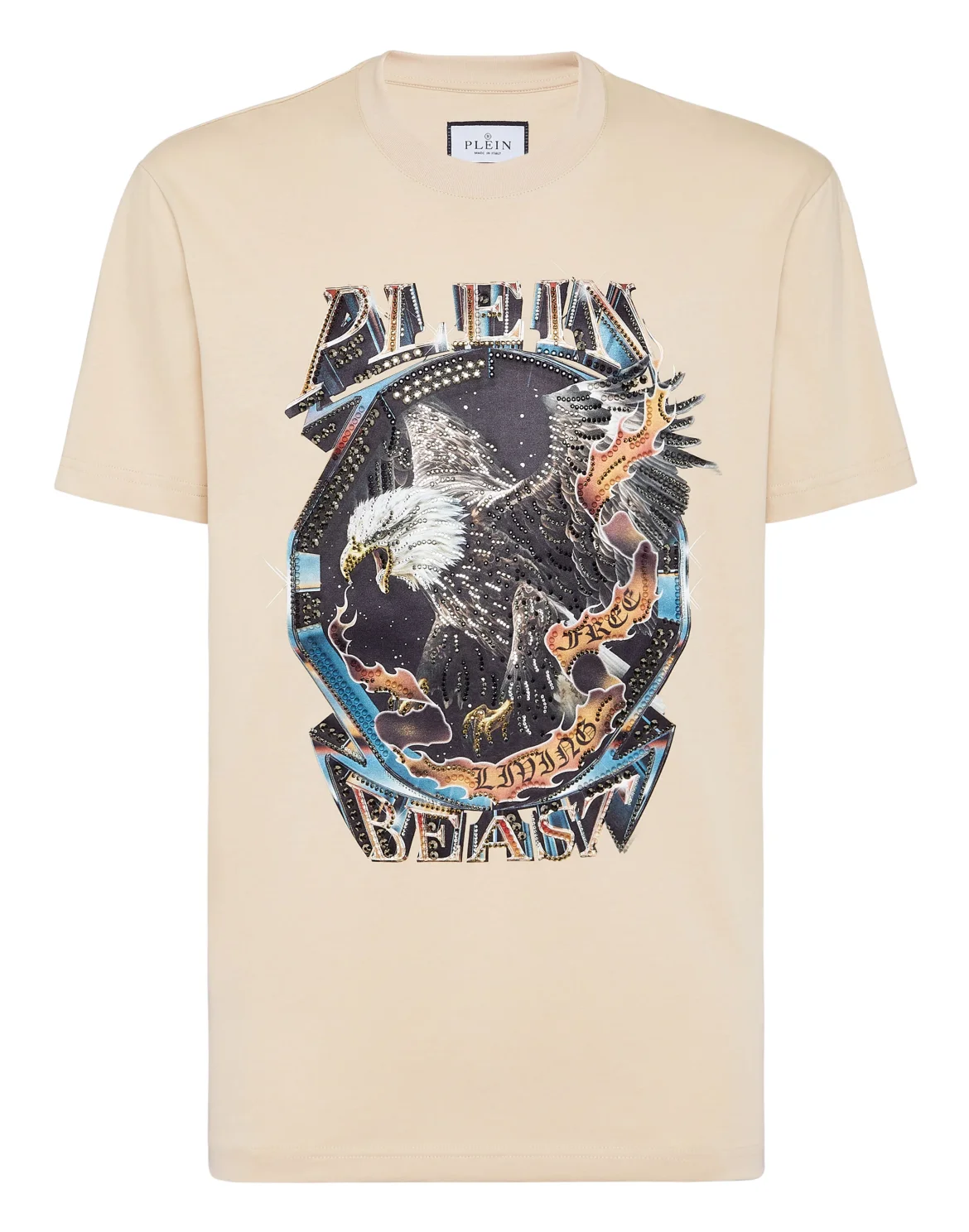 T-shirt Round Neck SS Stone Eagle, цвет: Бежевый