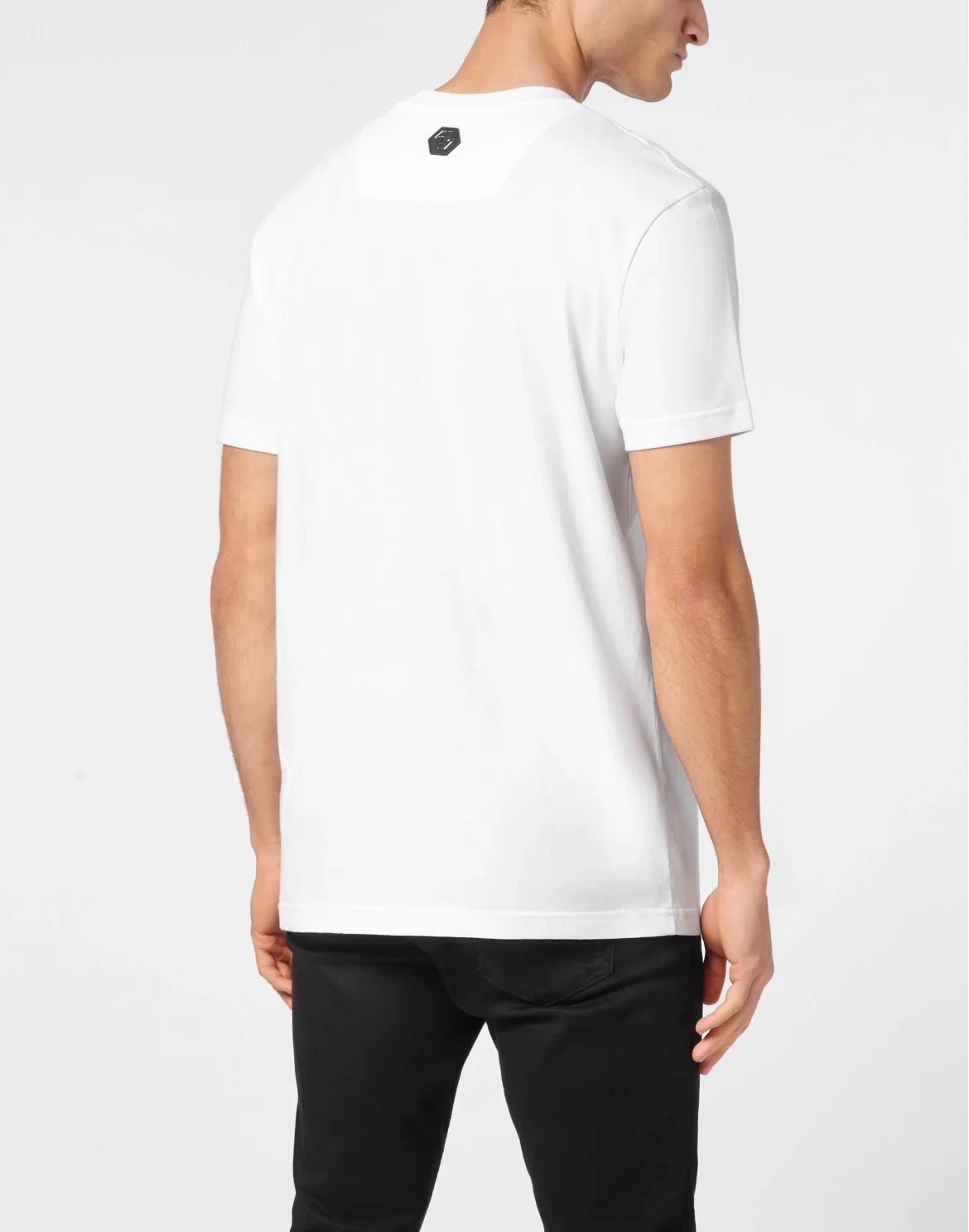 T-shirt Round Neck SS Stones Skull, цвет: Белый