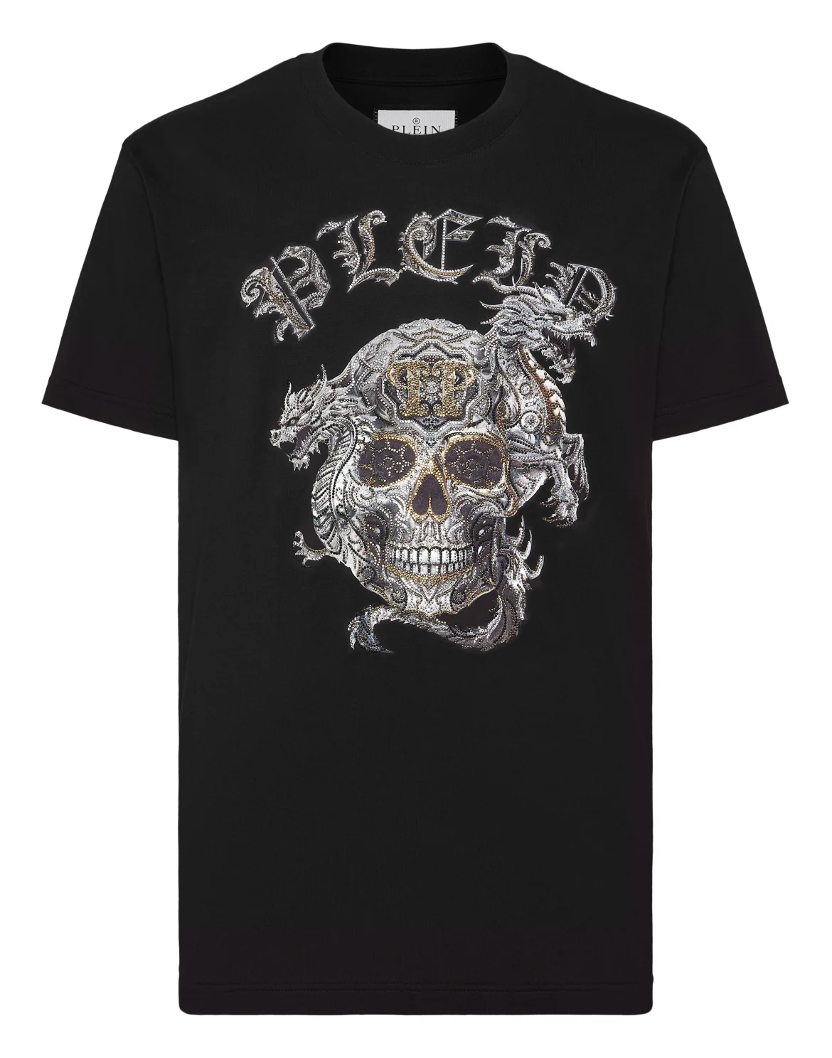 T-shirt Round Neck SS Stones Skull, цвет: Черный