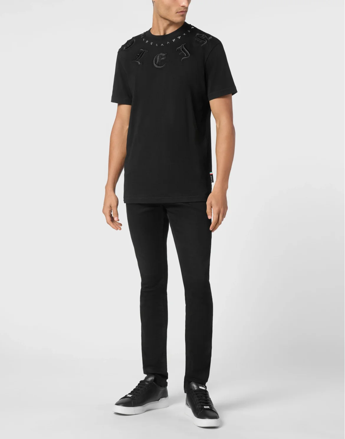 T-shirt Round Neck SS Gothic Plein, цвет: Черный