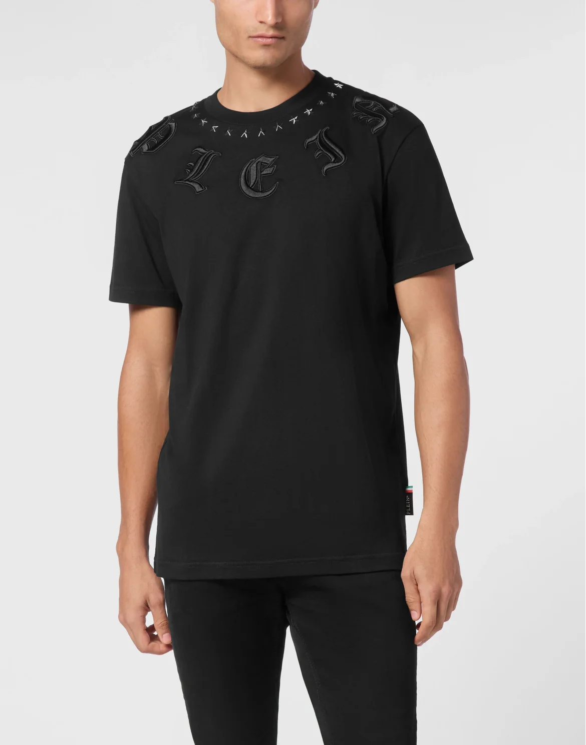 T-shirt Round Neck SS Gothic Plein, цвет: Черный
