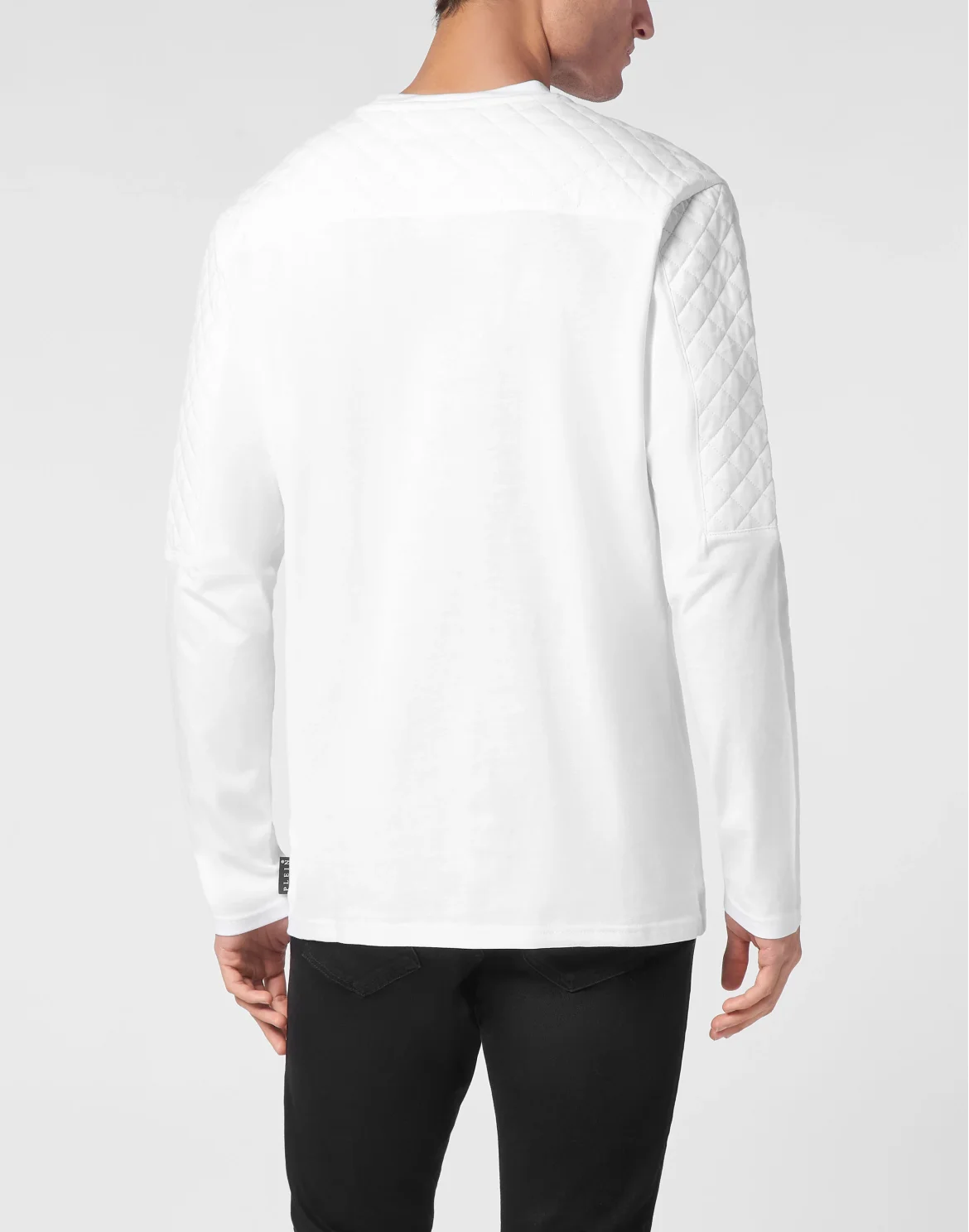 T-shirt Round Neck LS Studs, цвет: Белый