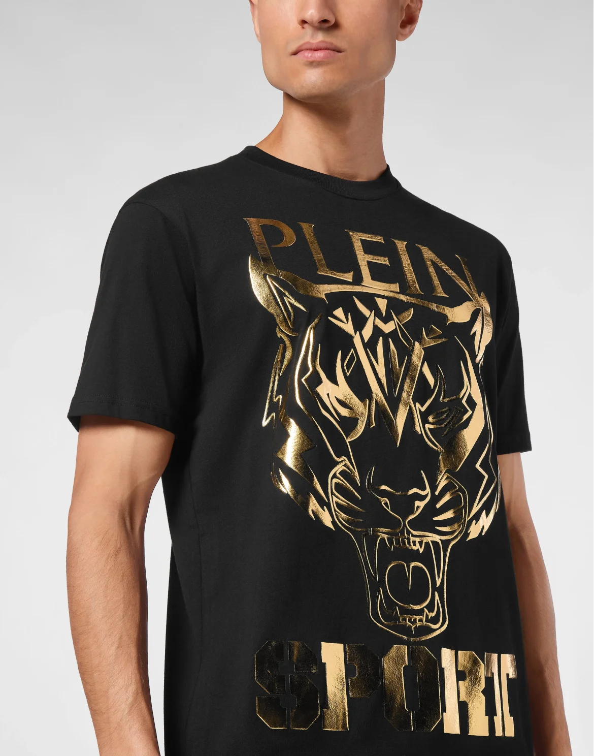 T-shirt Round Neck SS Tiger, цвет: Черный